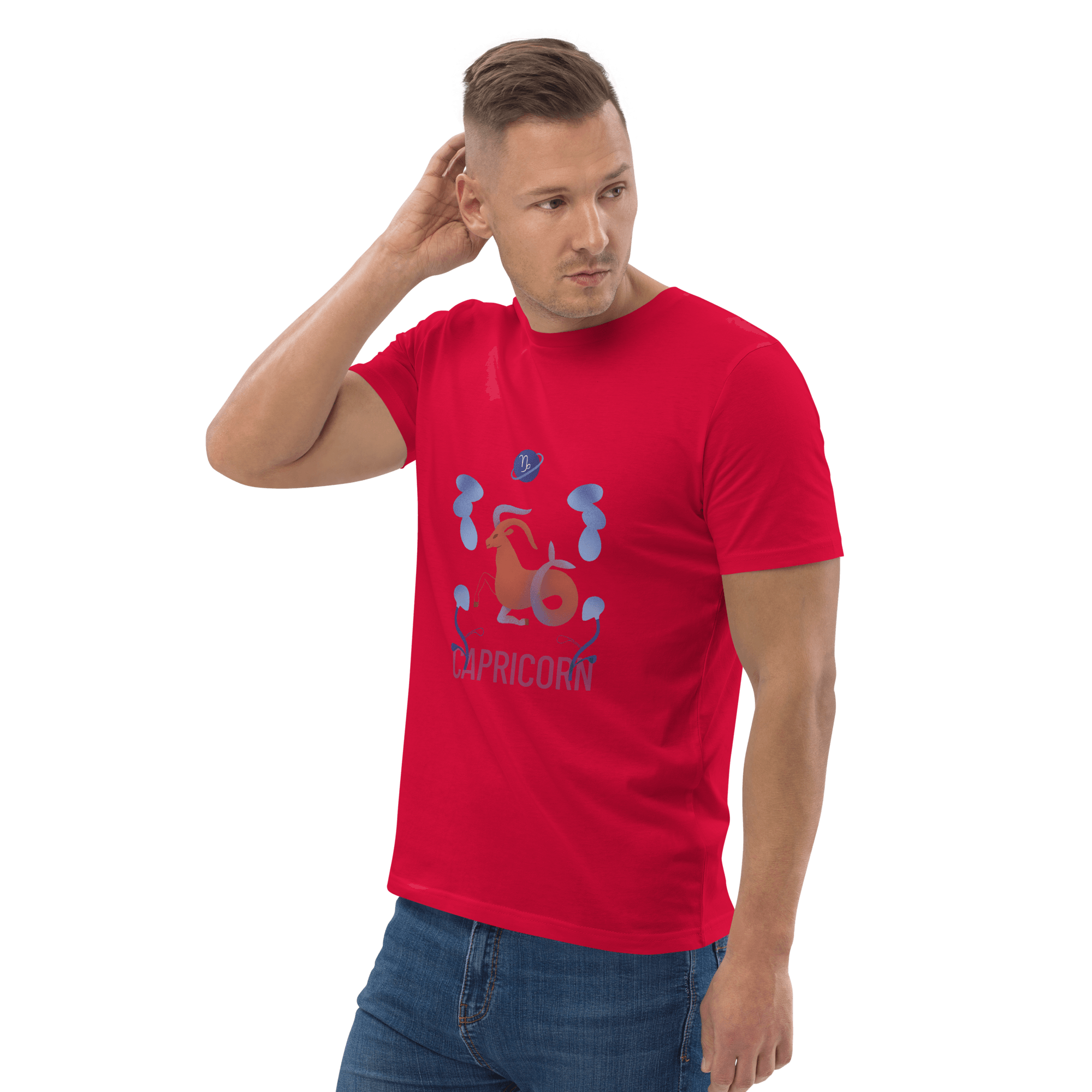 Capricorn Unisex Organic Cotton T-Shirt - Raw Edition - 