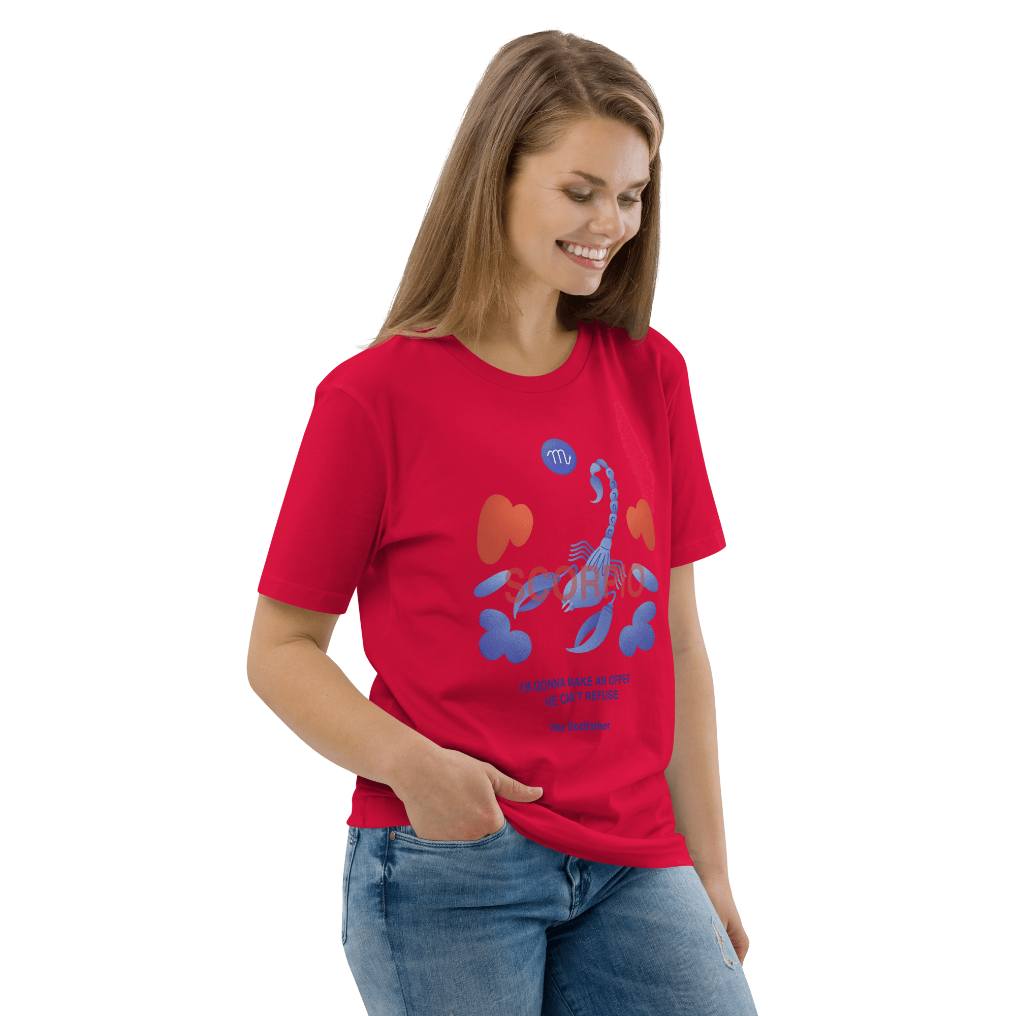SCORPIO Unisex organic cotton t-shirt Godfather B - 
