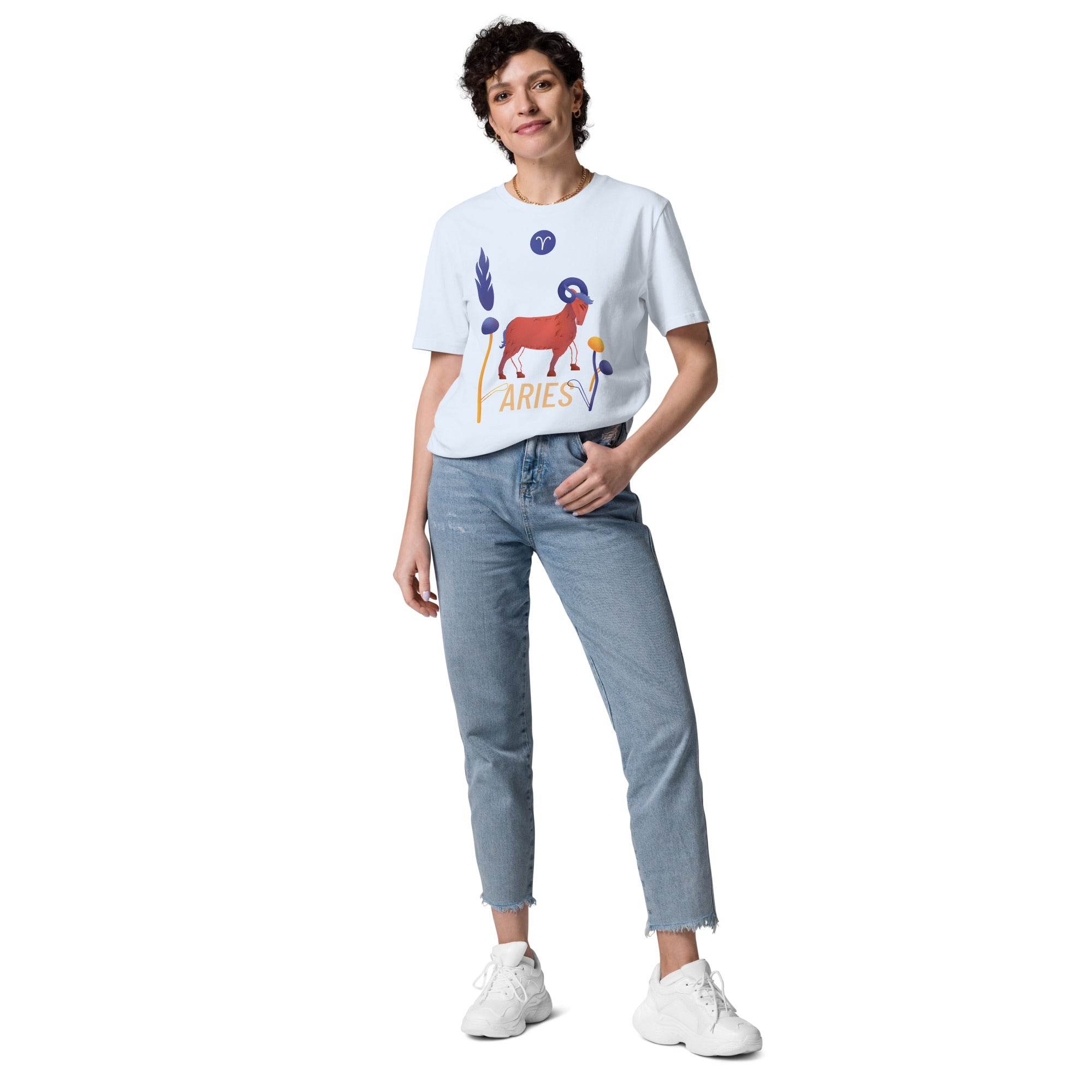 Aries Unisex Organic Cotton T-Shirt Raw - 