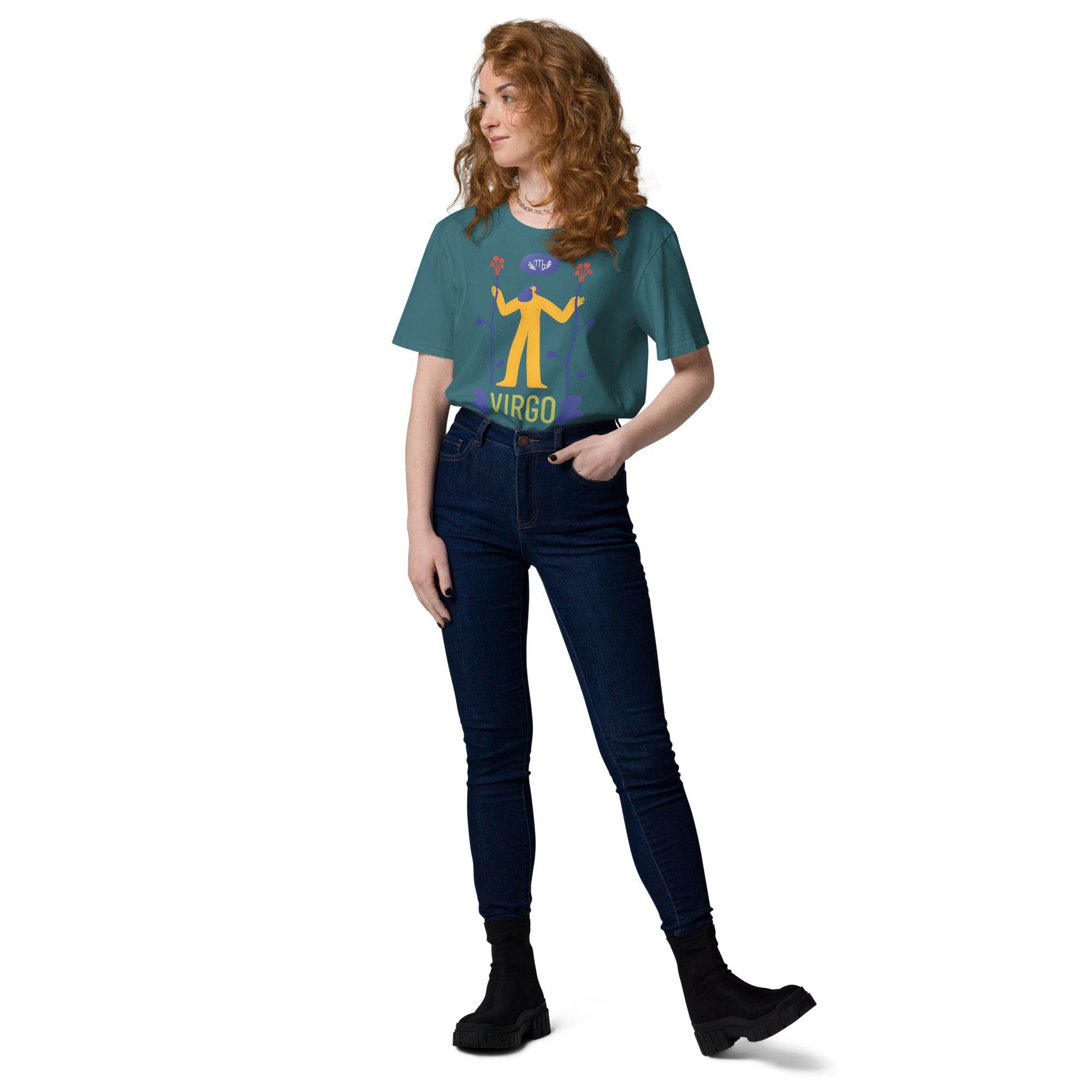 Virgo Unisex Organic Cotton T-Shirt - Raw Edition - 