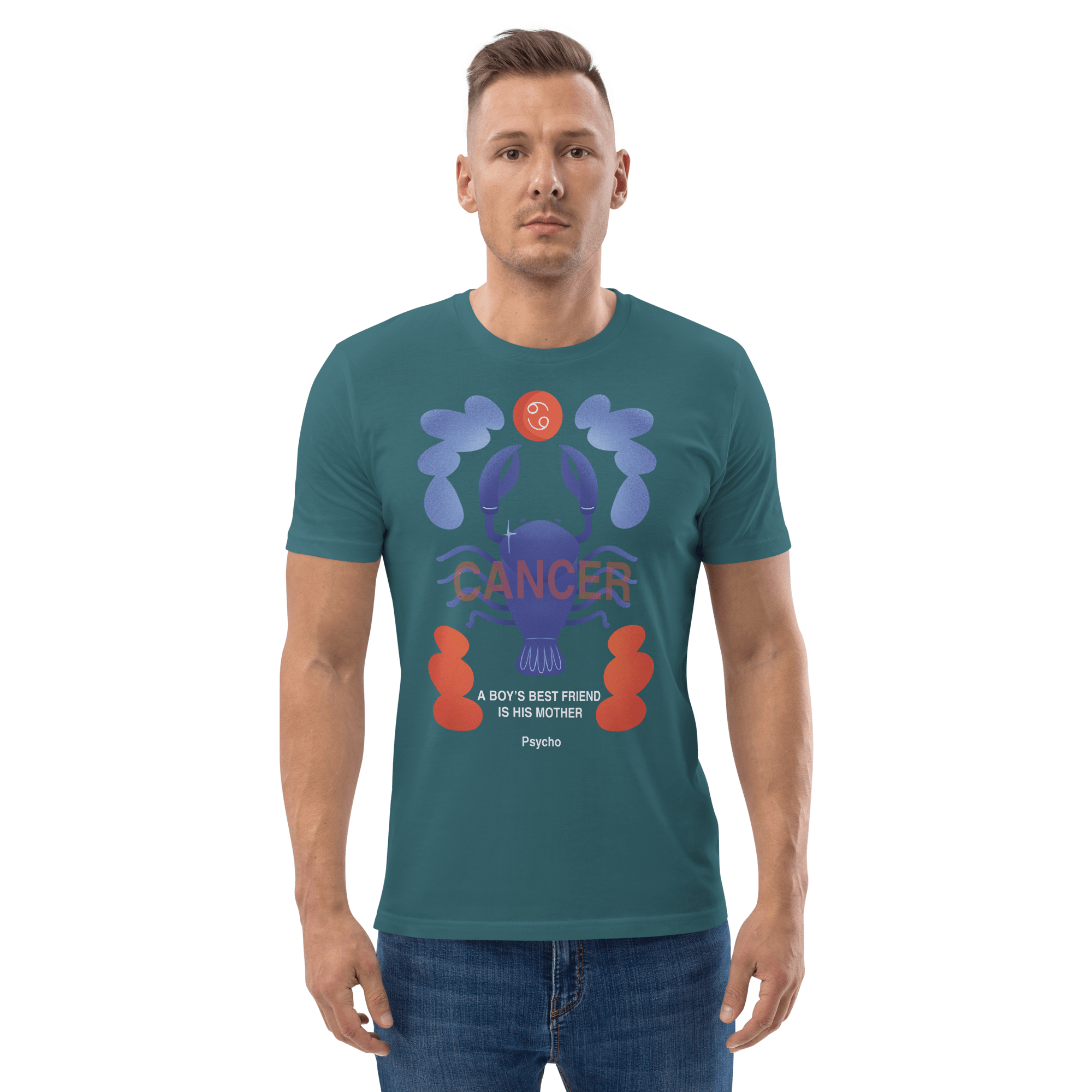 Cancer Unisex Organic Cotton T-Shirt - Psycho Edition - 