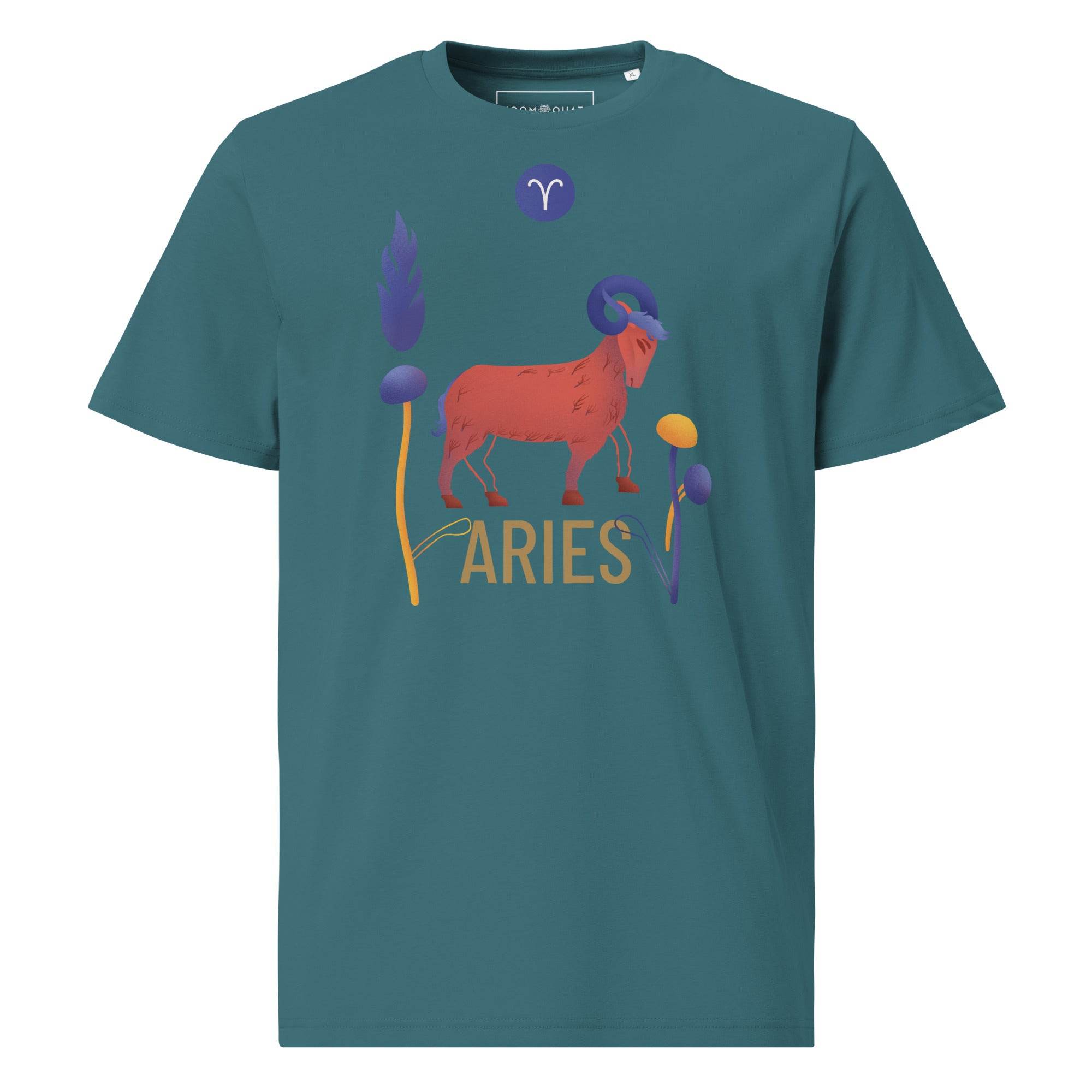 Aries Unisex Organic Cotton T-Shirt Raw - 