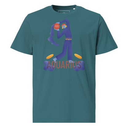 Aquarius Unisex Organic Cotton T-Shirt - Raw Edition