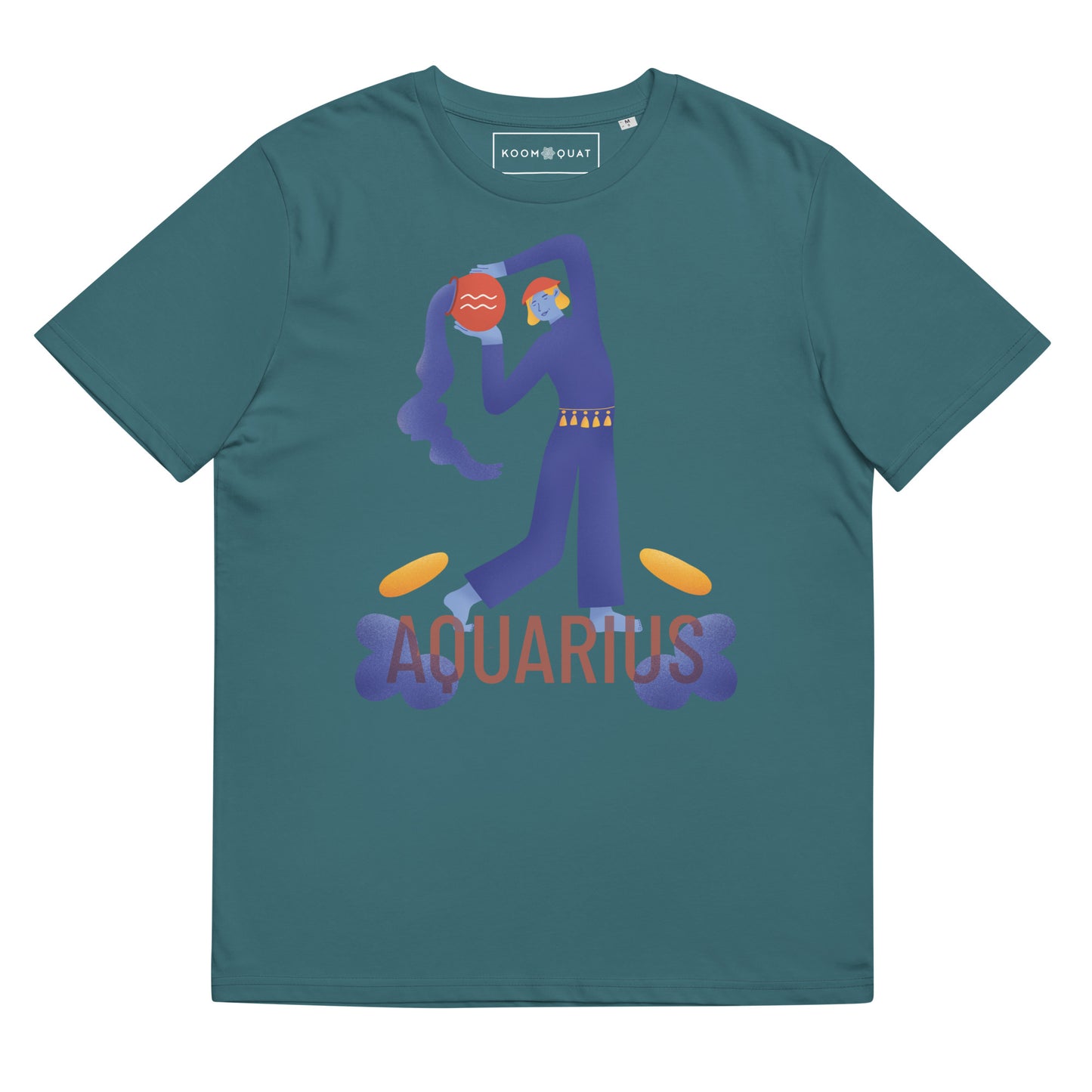 Aquarius Unisex Organic Cotton T-Shirt - Raw Edition