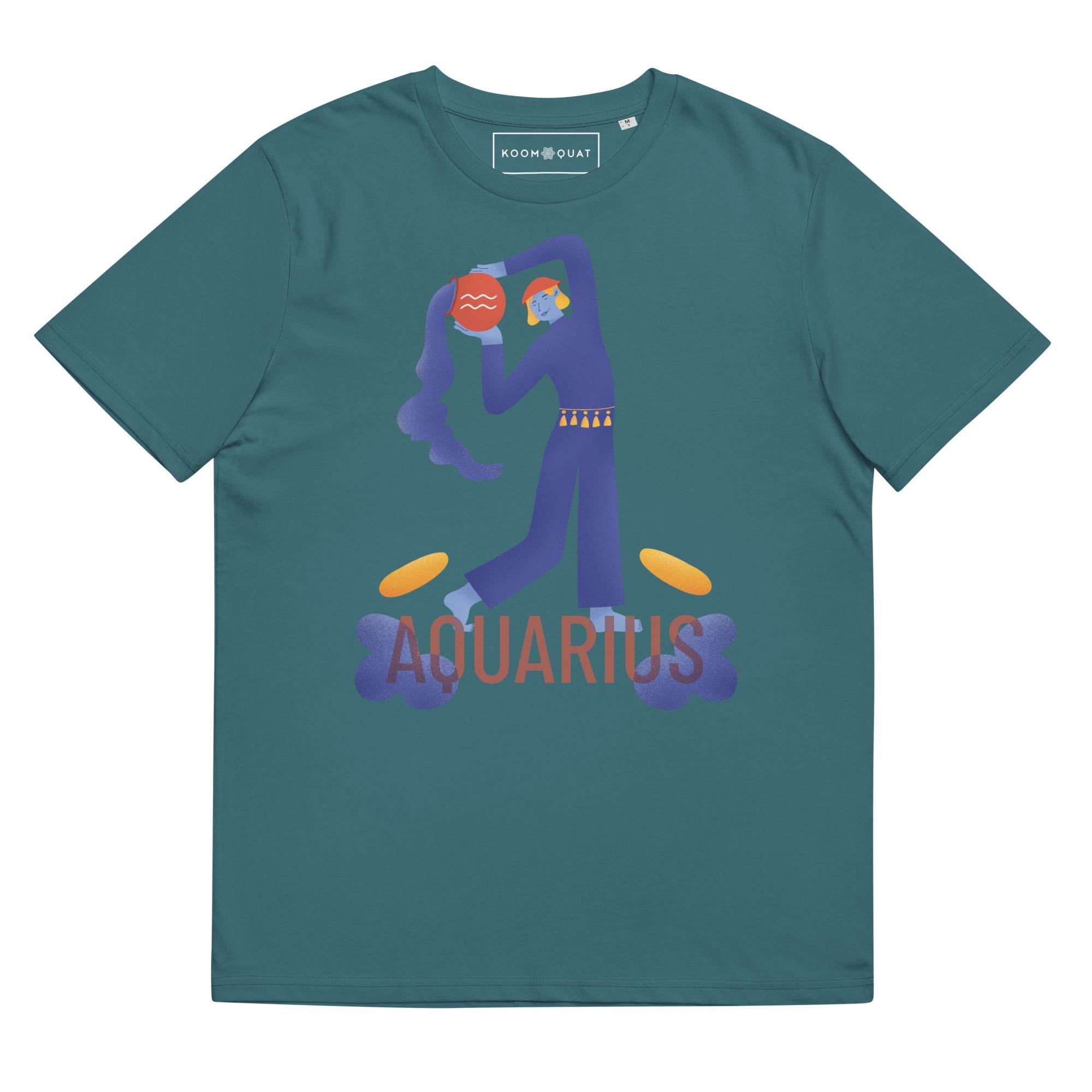 Aquarius Unisex Organic Cotton T-Shirt - Raw Edition - 