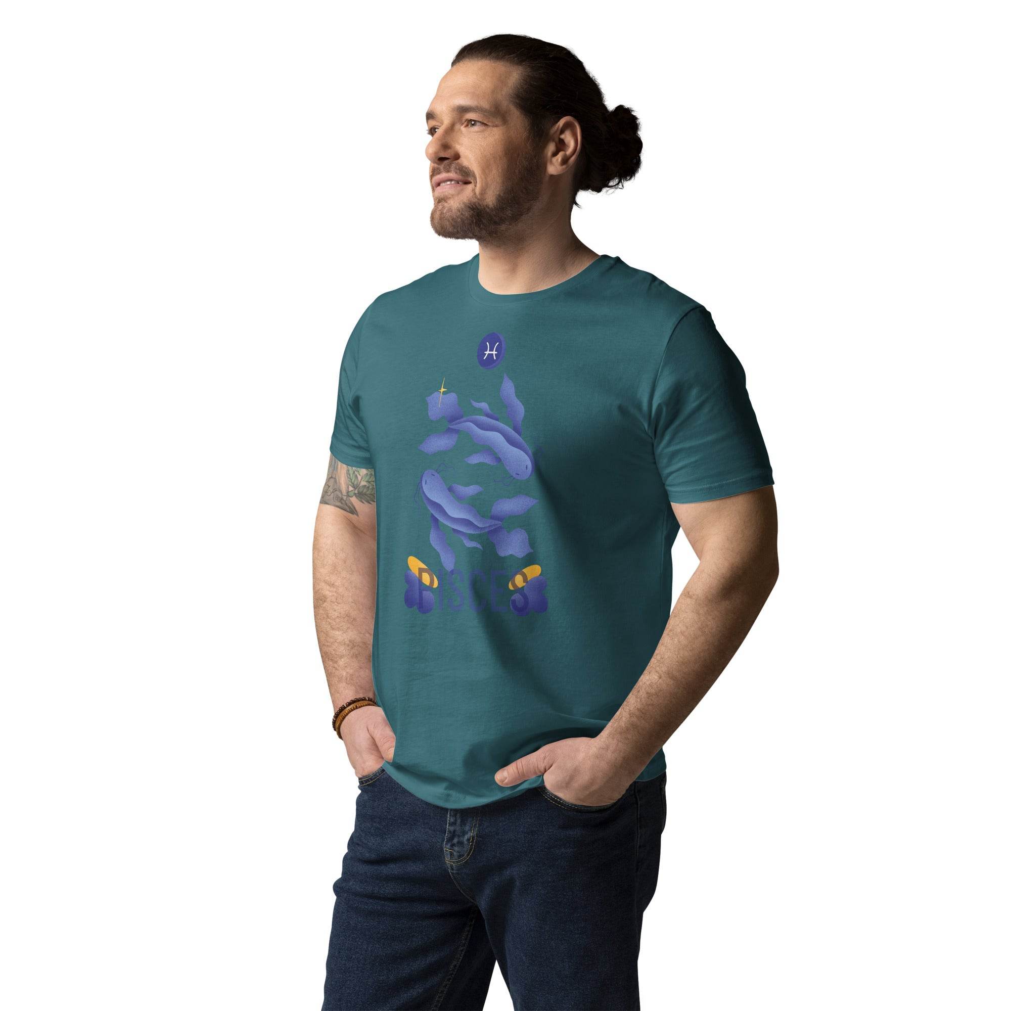 Pisces Unisex Organic Cotton T-Shirt - Raw Edition - 