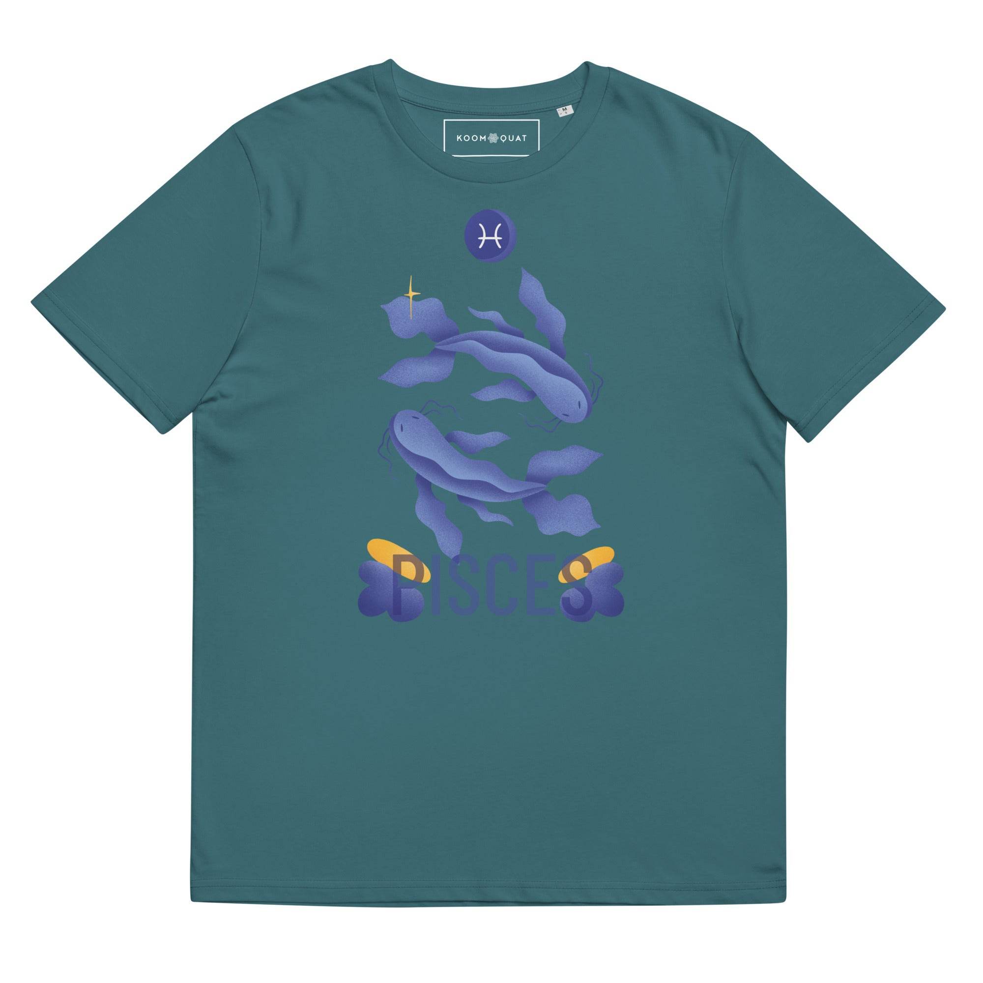 Pisces Unisex Organic Cotton T-Shirt - Raw Edition - 