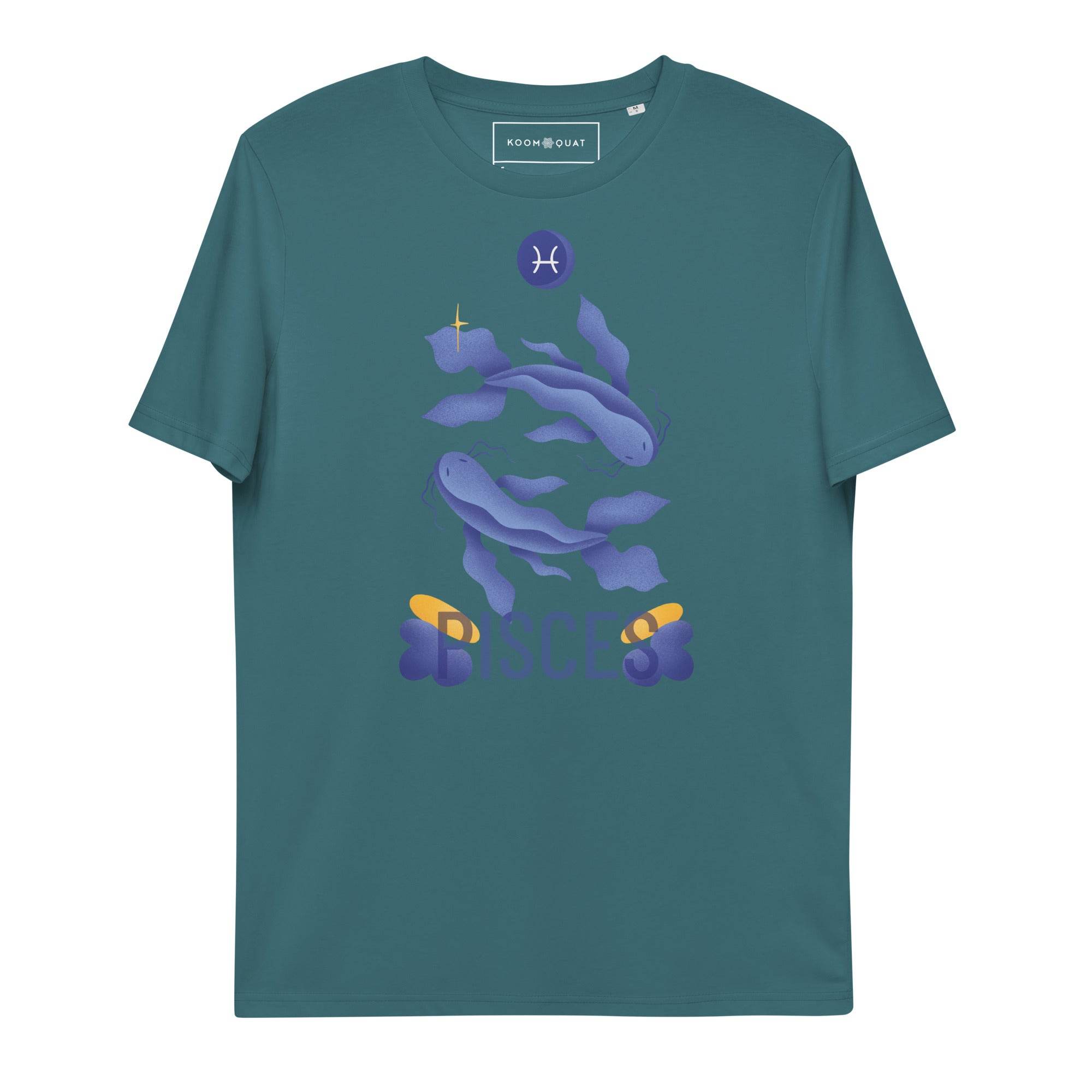 Pisces Unisex Organic Cotton T-Shirt - Raw Edition - 