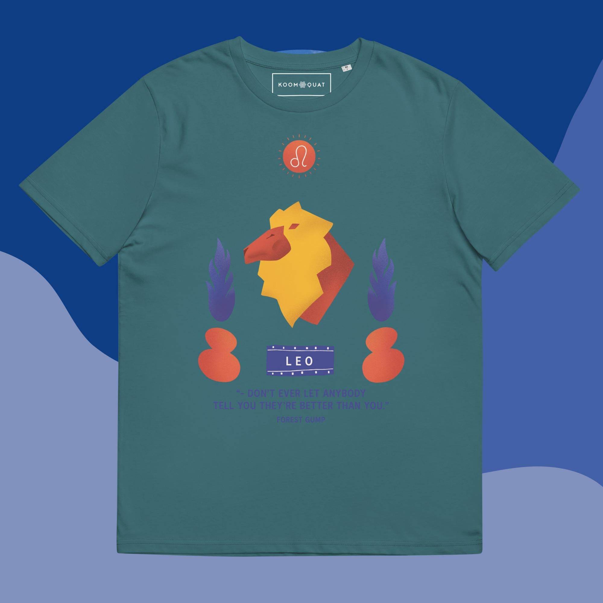 Leo Unisex Organic Cotton T-Shirt - Forrest Gump Edition - 