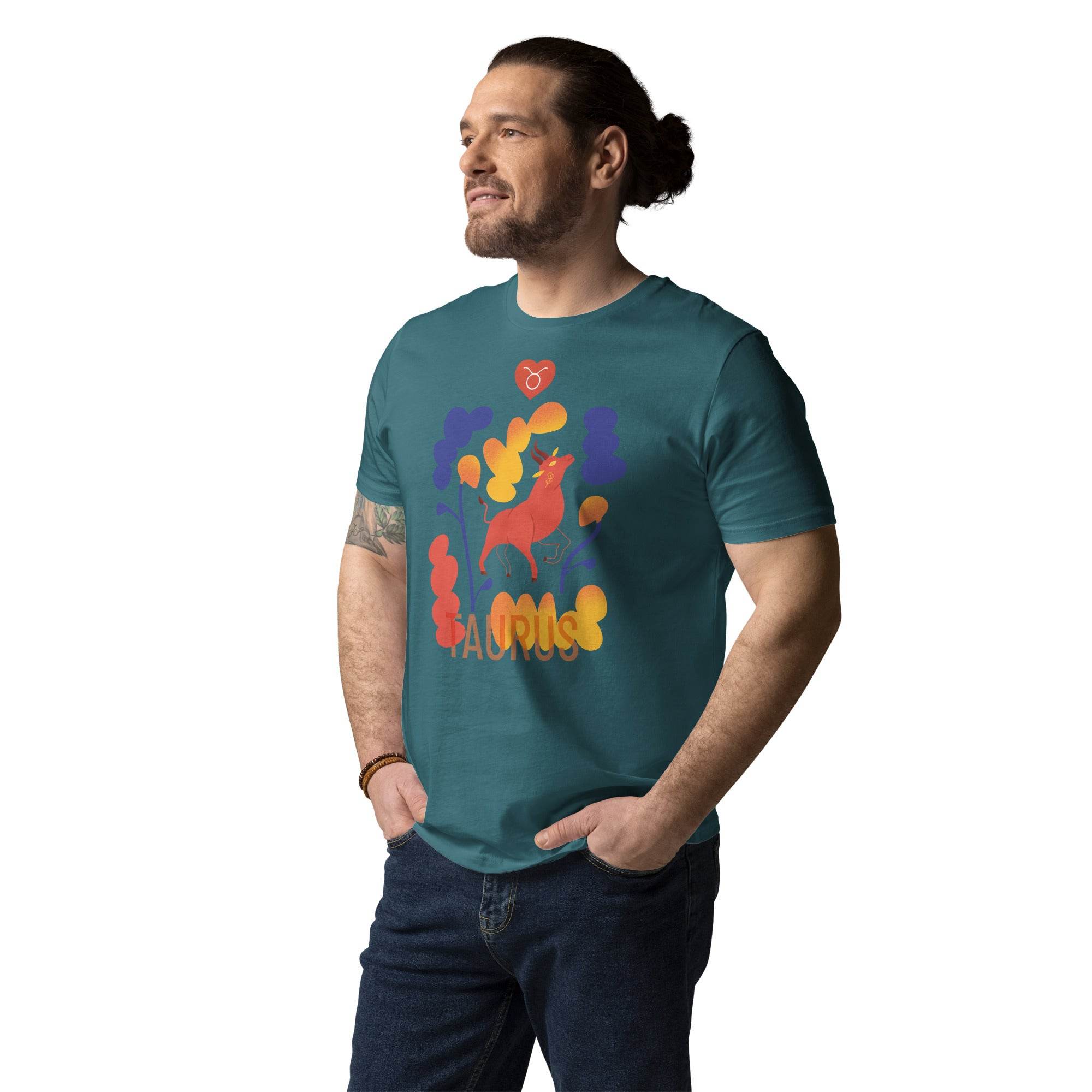 TAURUS Unisex Organic Cotton T-Shirt Raw - 