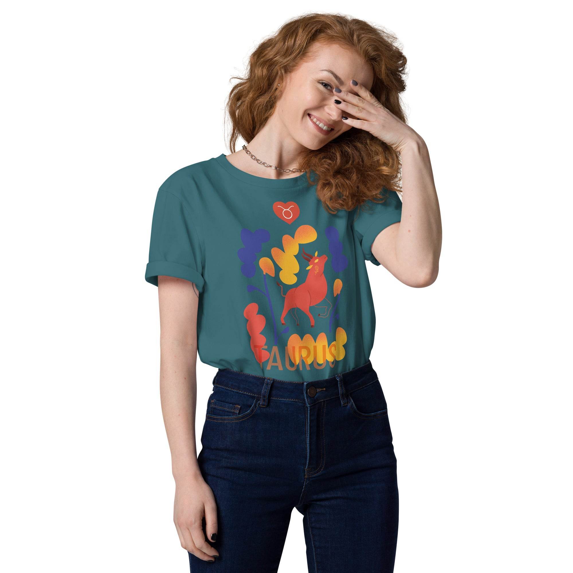 TAURUS Unisex Organic Cotton T-Shirt Raw - 