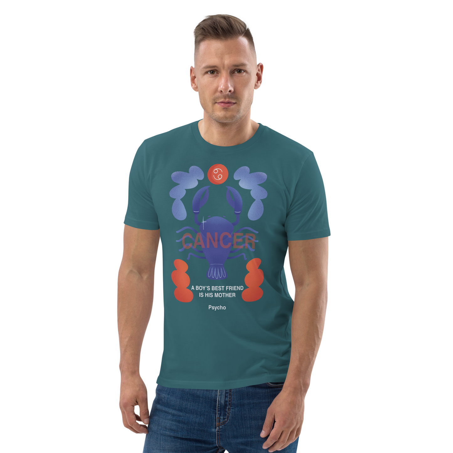 Cancer Unisex Organic Cotton T-Shirt - Psycho Edition