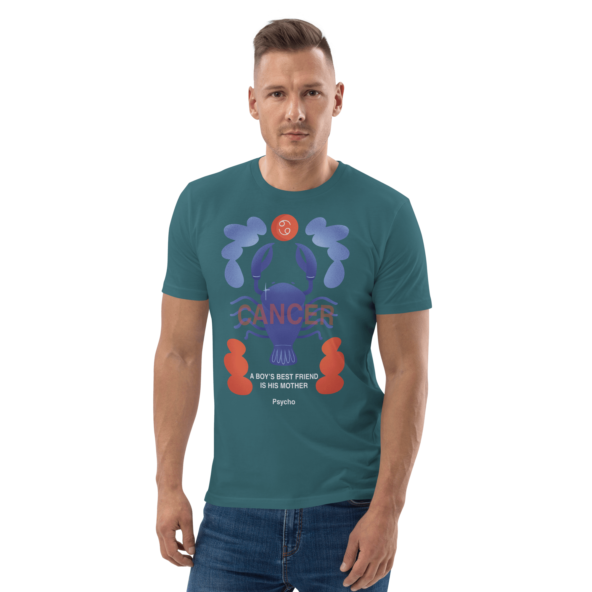 Cancer Unisex Organic Cotton T-Shirt - Psycho Edition - 