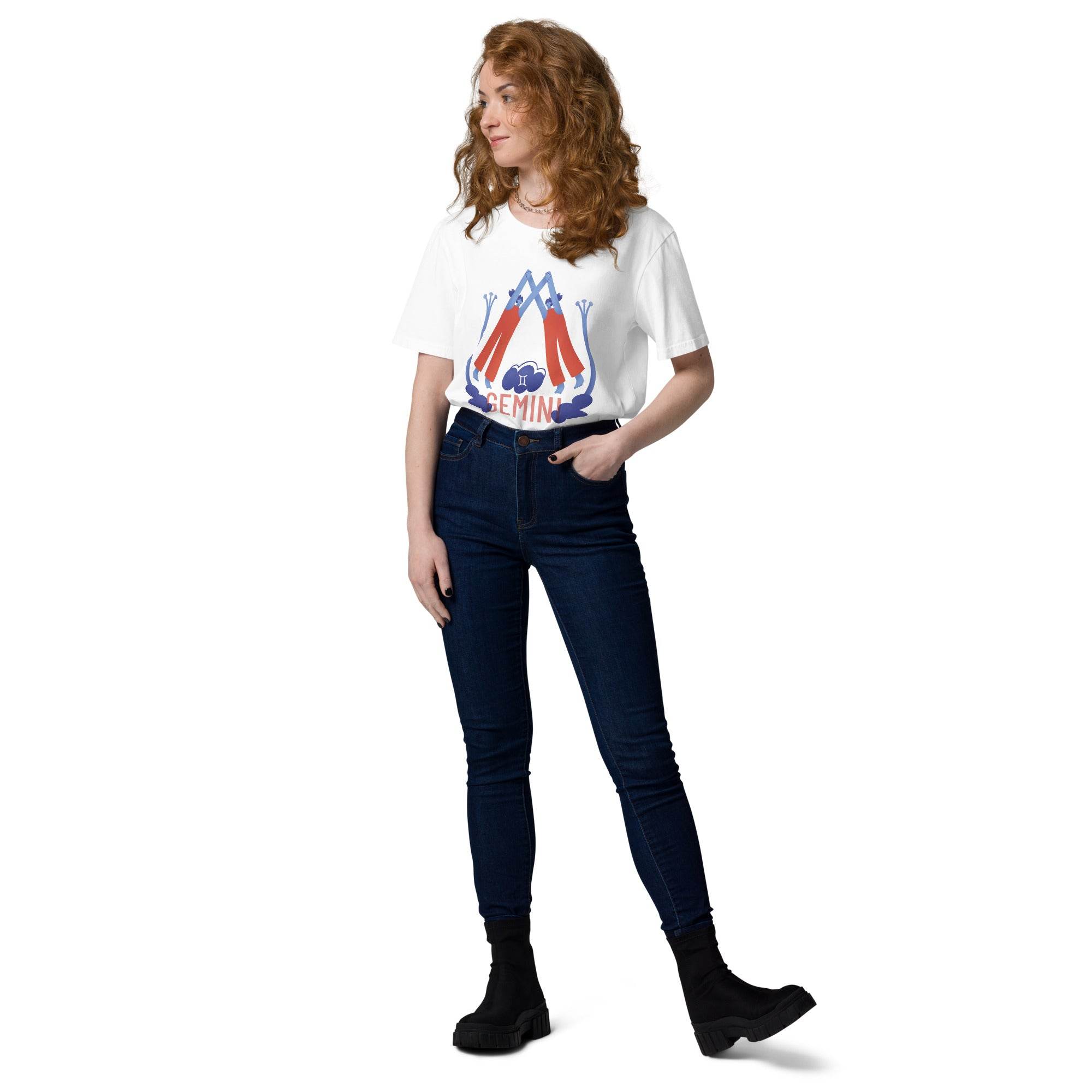 Gemini Unisex Organic Cotton T-Shirt - Raw Edition - 