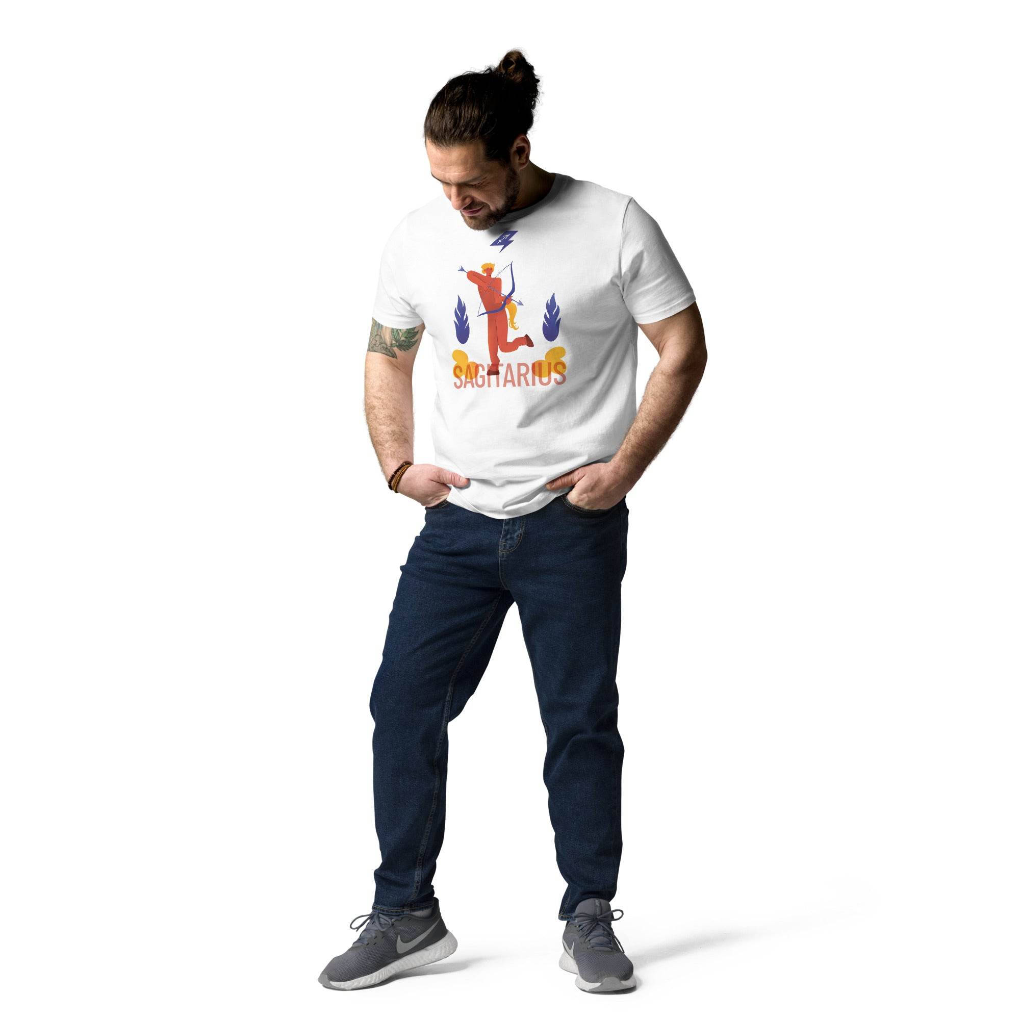 Sagittarius Unisex Organic Cotton T-Shirt - Raw Edition - 