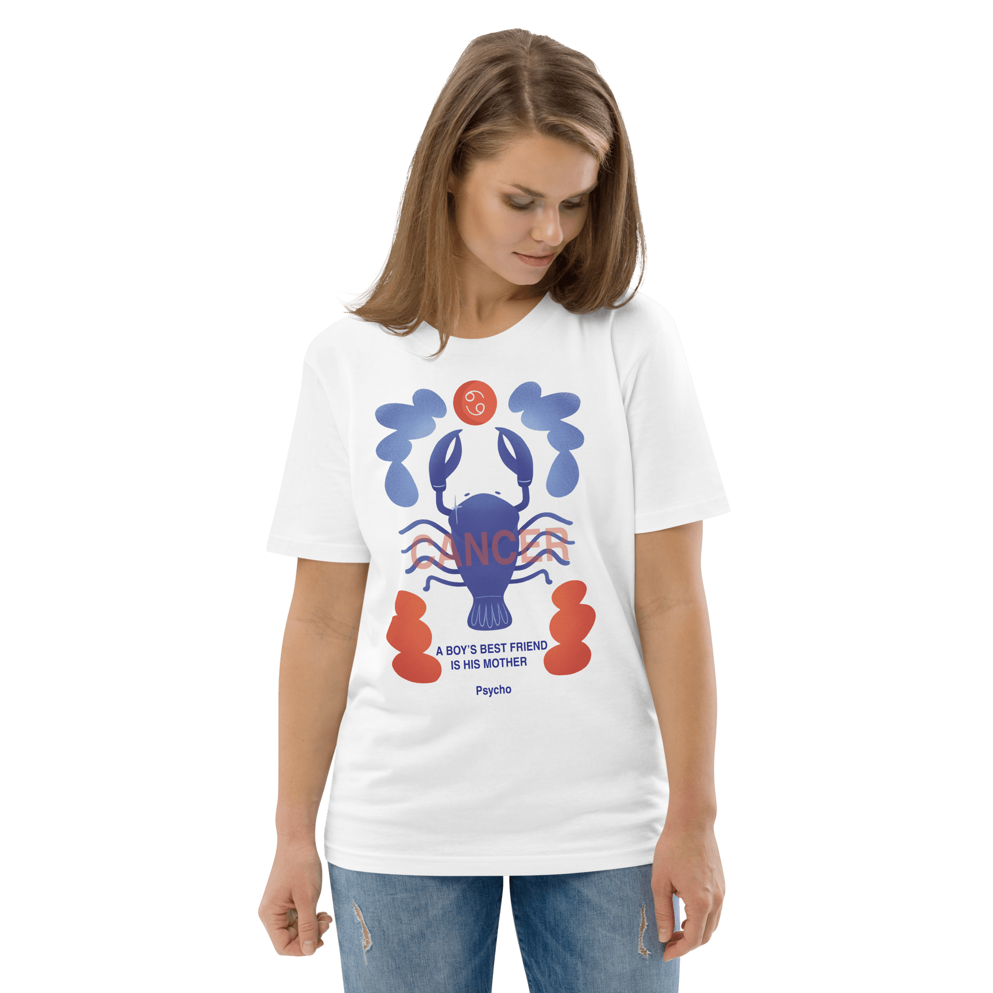 Cancer Unisex Organic Cotton T-Shirt - Psycho Edition - 
