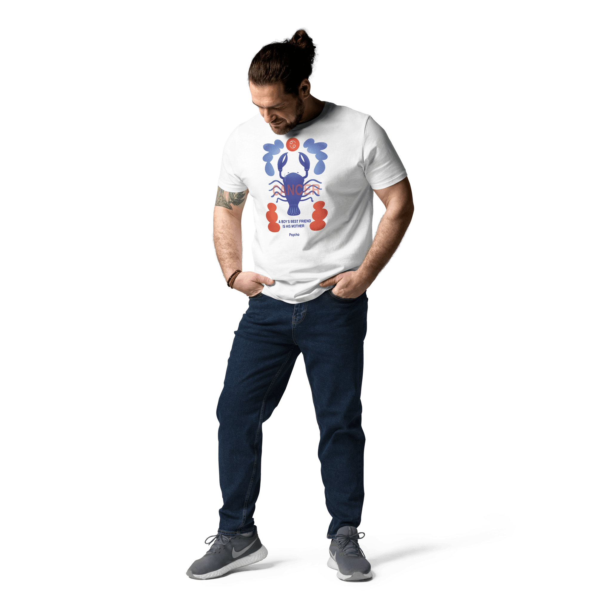 Cancer Unisex Organic Cotton T-Shirt - Psycho Edition - 
