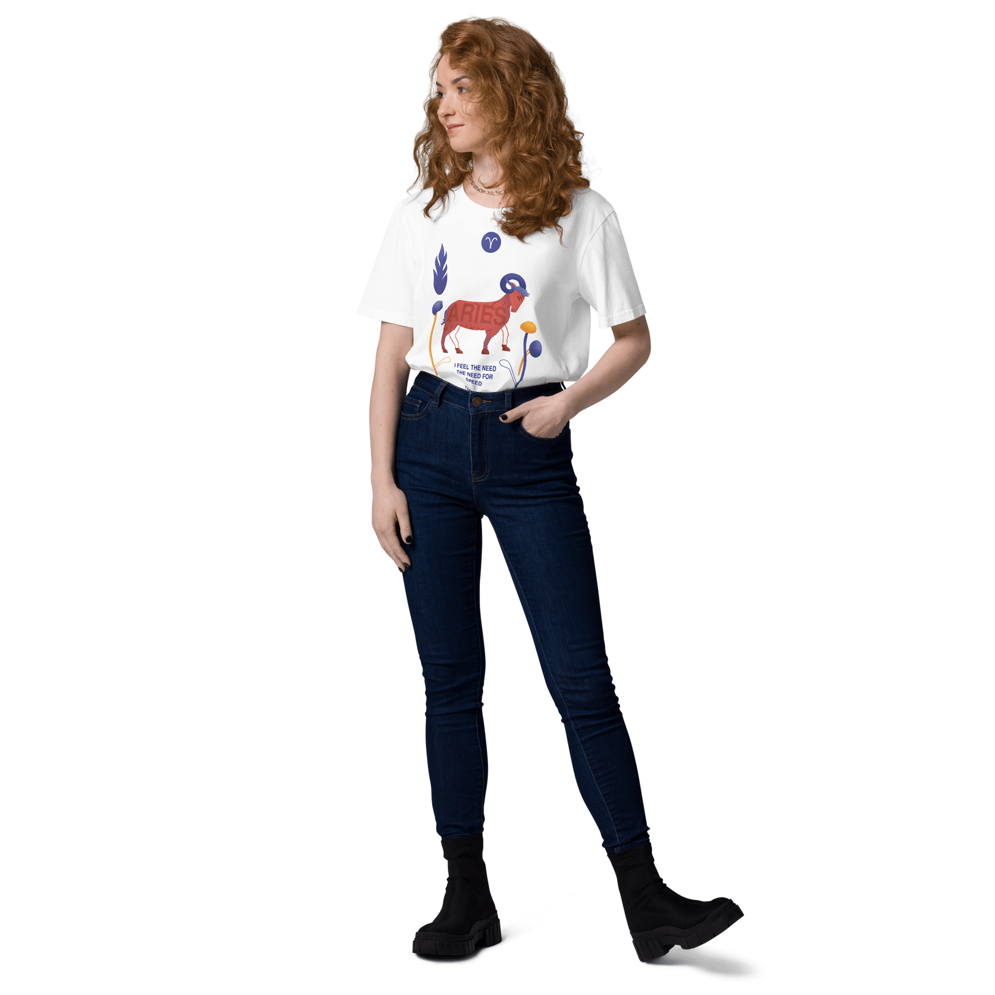 ARIES Unisex Organic Cotton T-Shirt Top Gun - Edition - 