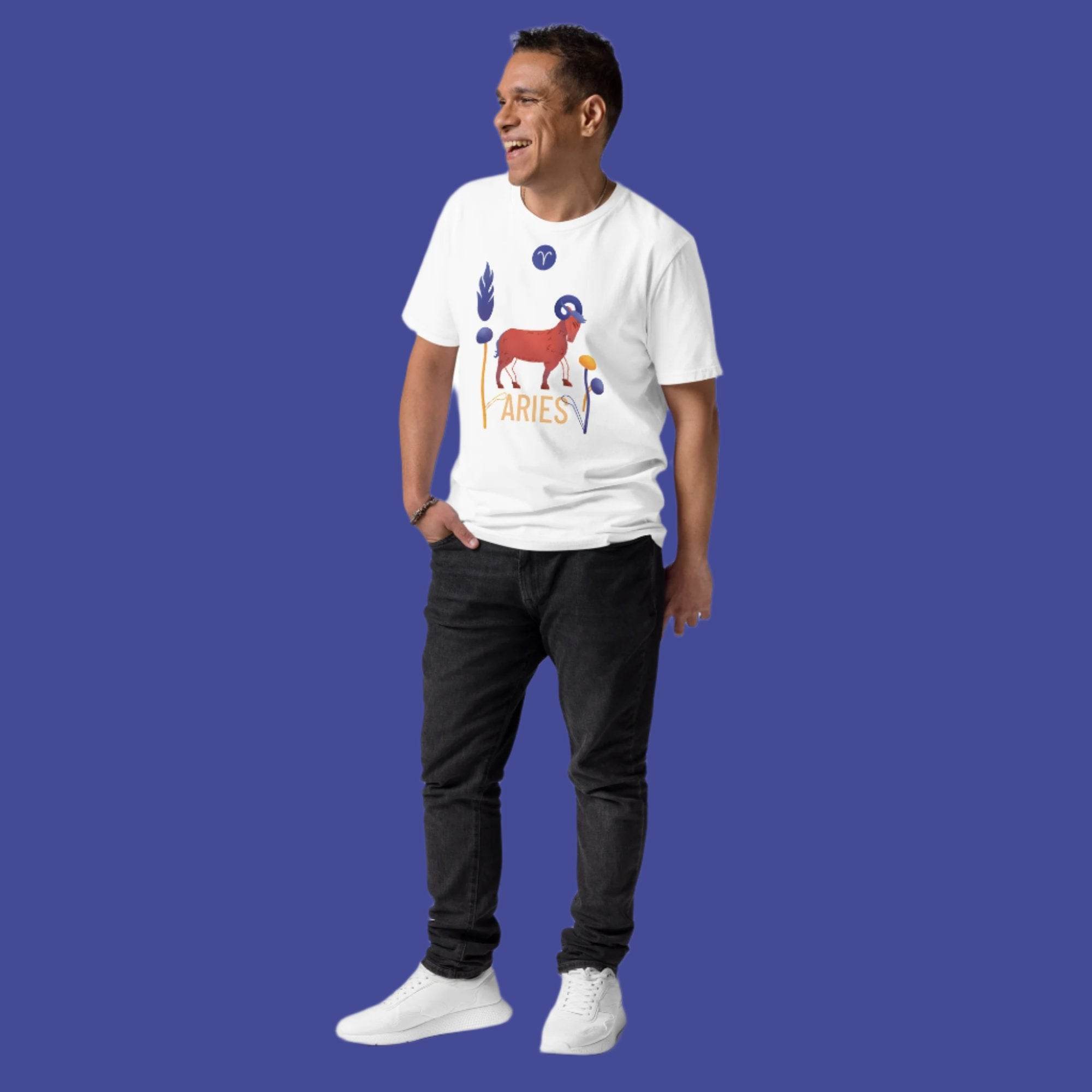 Aries Unisex Organic Cotton T-Shirt Raw - 