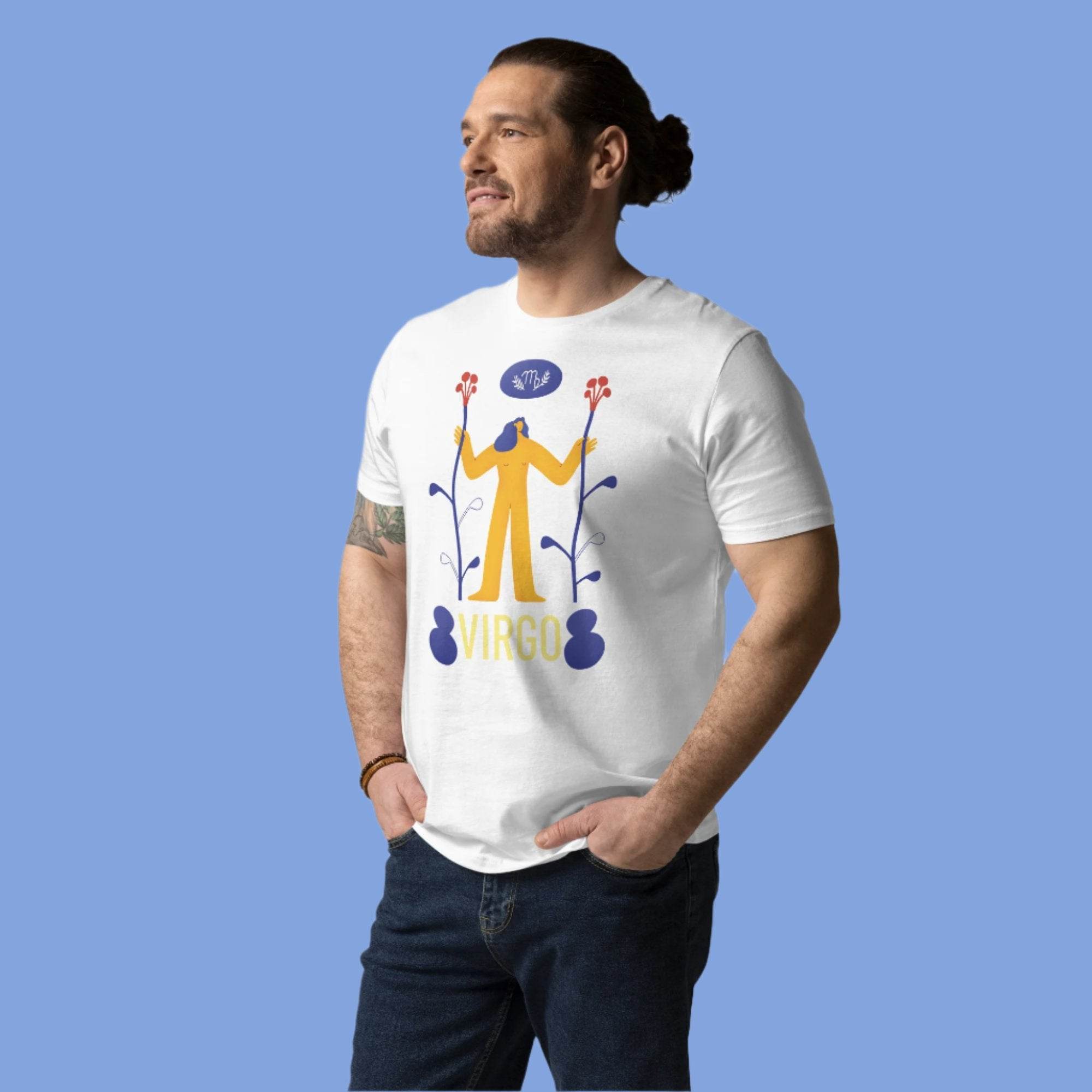 Virgo Unisex Organic Cotton T-Shirt - Raw Edition - 