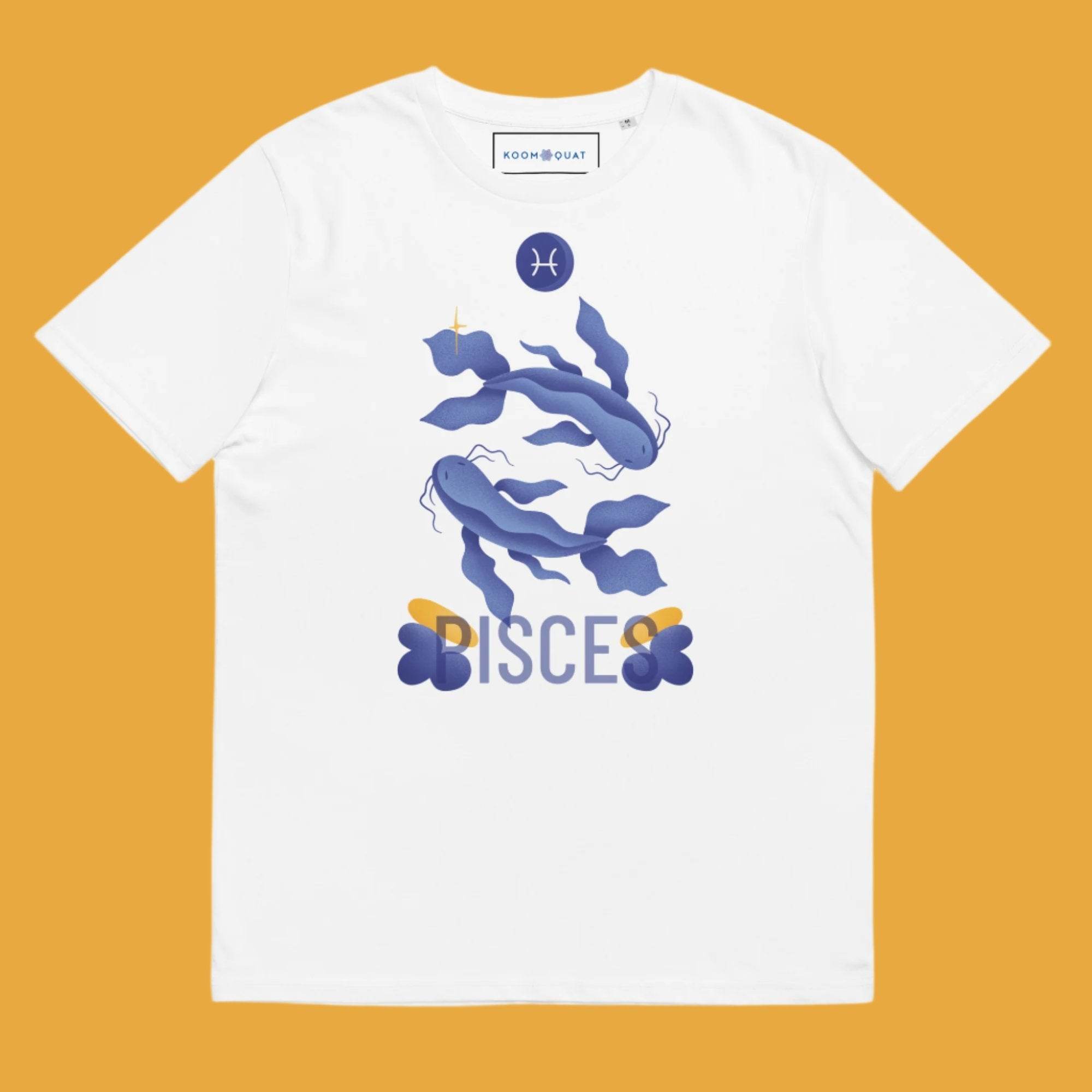 Pisces Unisex Organic Cotton T-Shirt - Raw Edition - 
