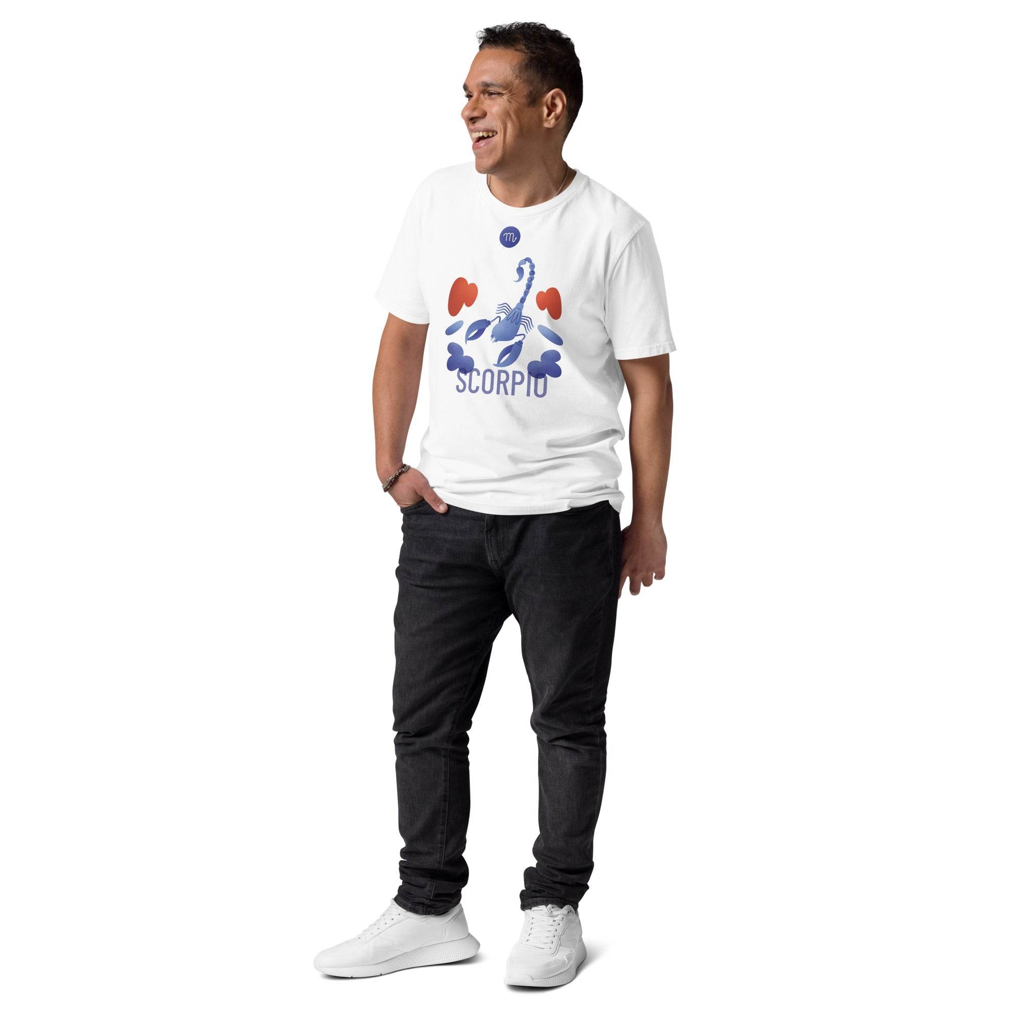 Scorpio Unisex Organic Cotton T-Shirt - Raw Edition - 