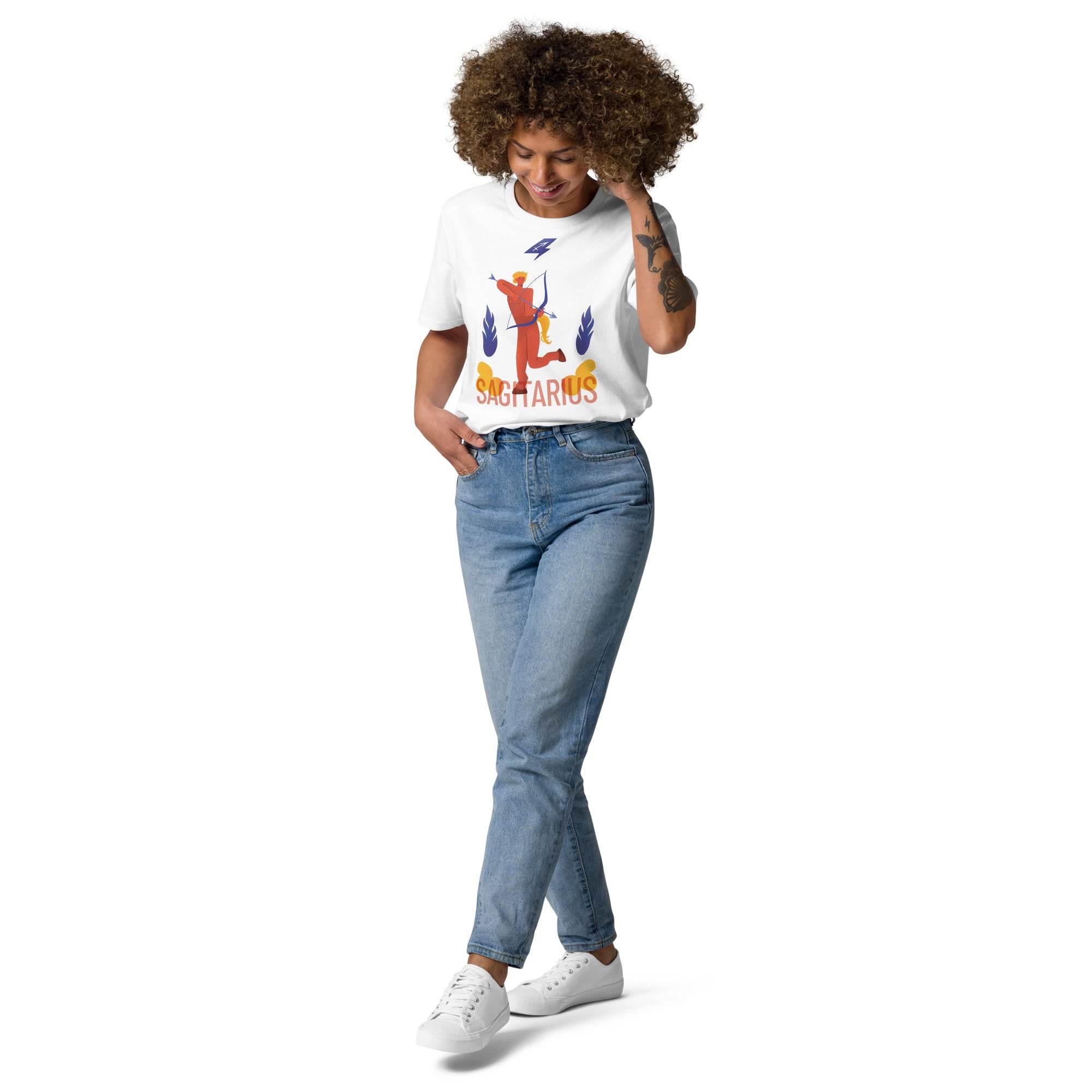 Sagittarius Unisex Organic Cotton T-Shirt - Raw Edition - 