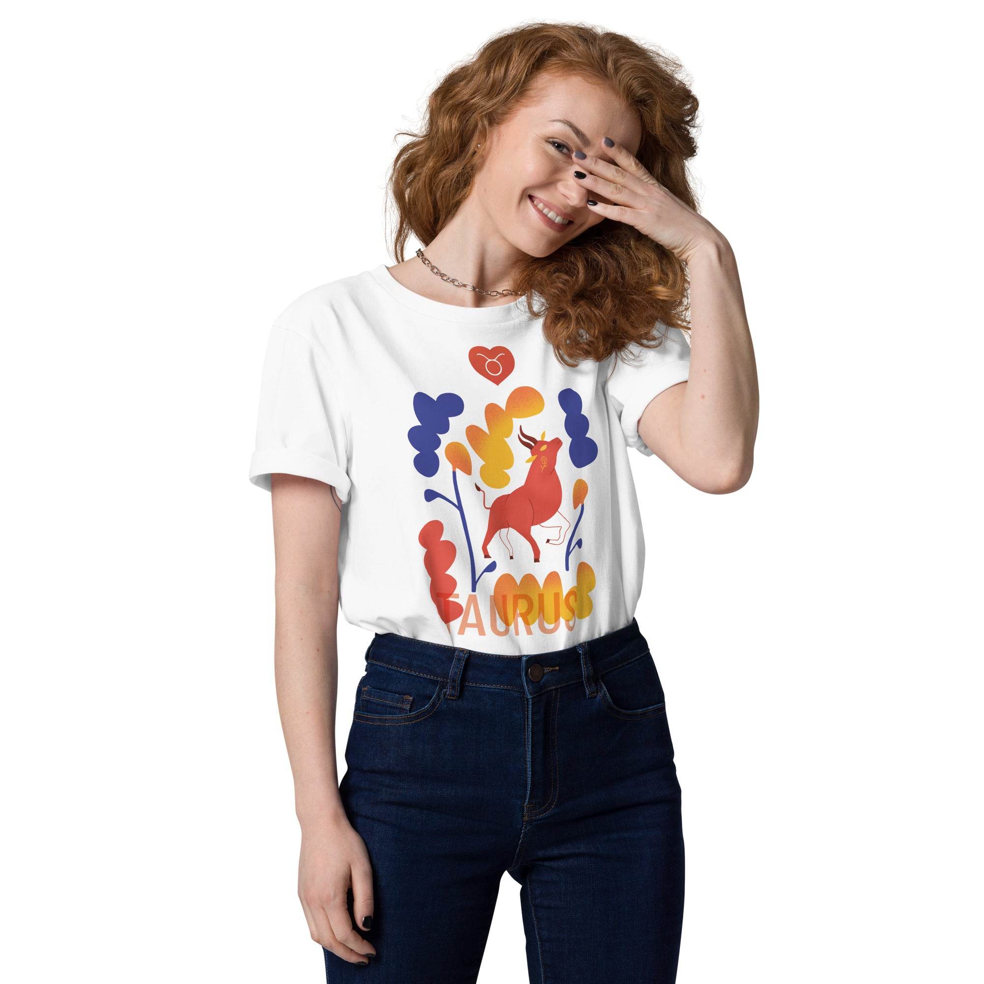 TAURUS Unisex Organic Cotton T-Shirt Raw - 