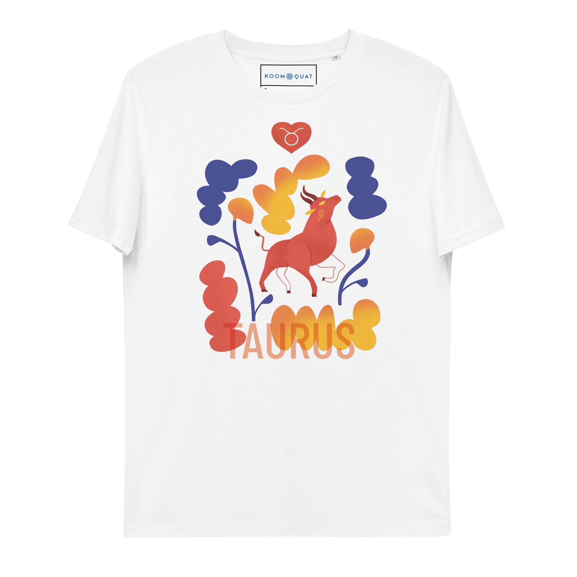 TAURUS Unisex Organic Cotton T-Shirt Raw - 