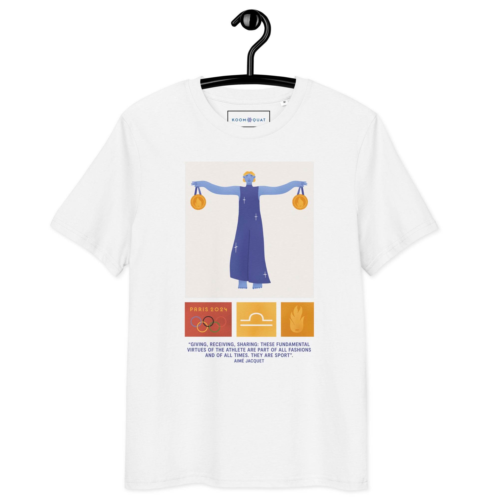 Unisex organic cotton t-shirt JO 2024 LIBRA - 