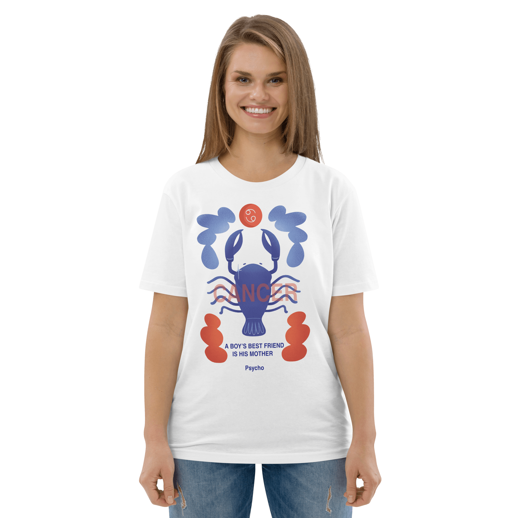 Cancer Unisex Organic Cotton T-Shirt - Psycho Edition - 