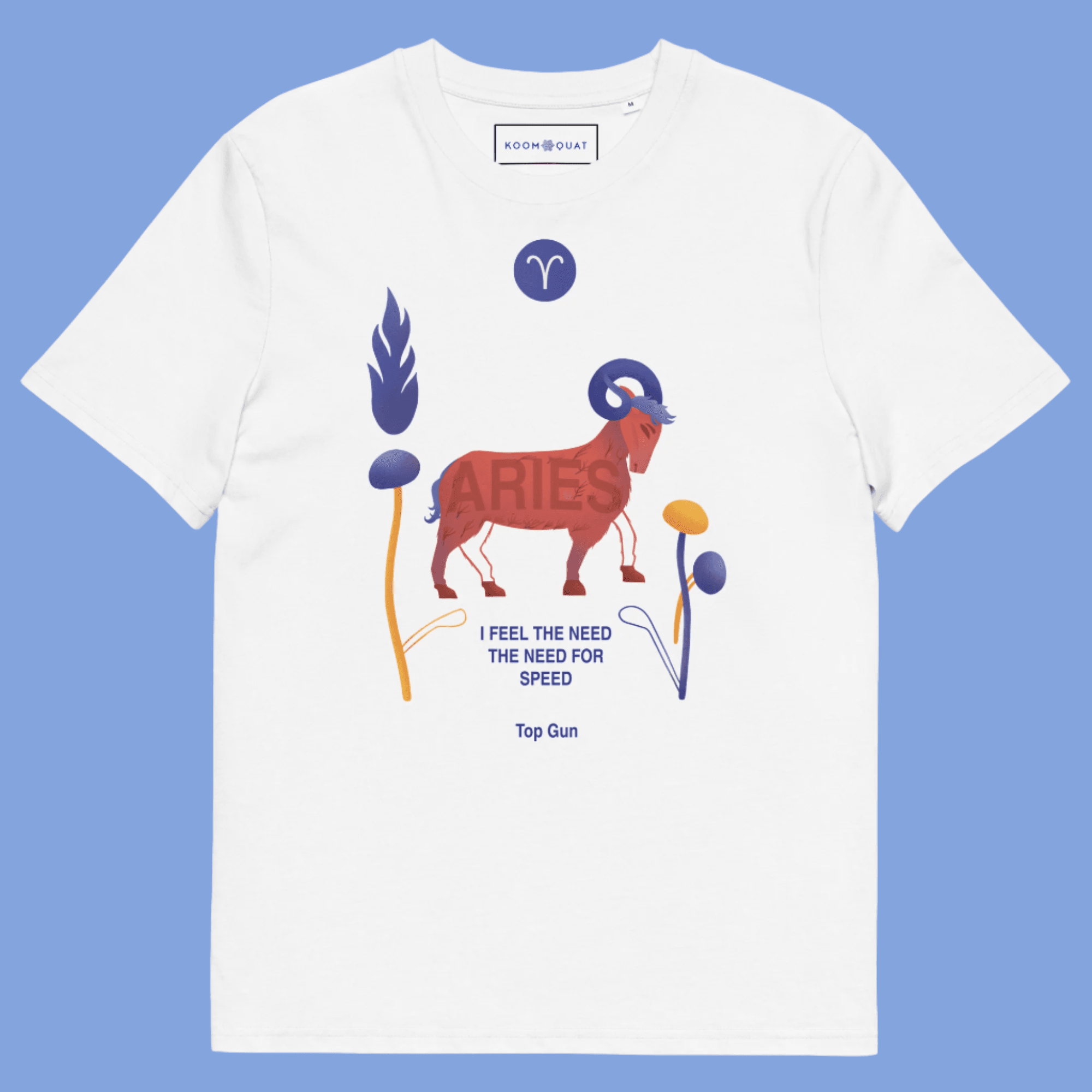 ARIES Unisex Organic Cotton T-Shirt Top Gun - Edition - 