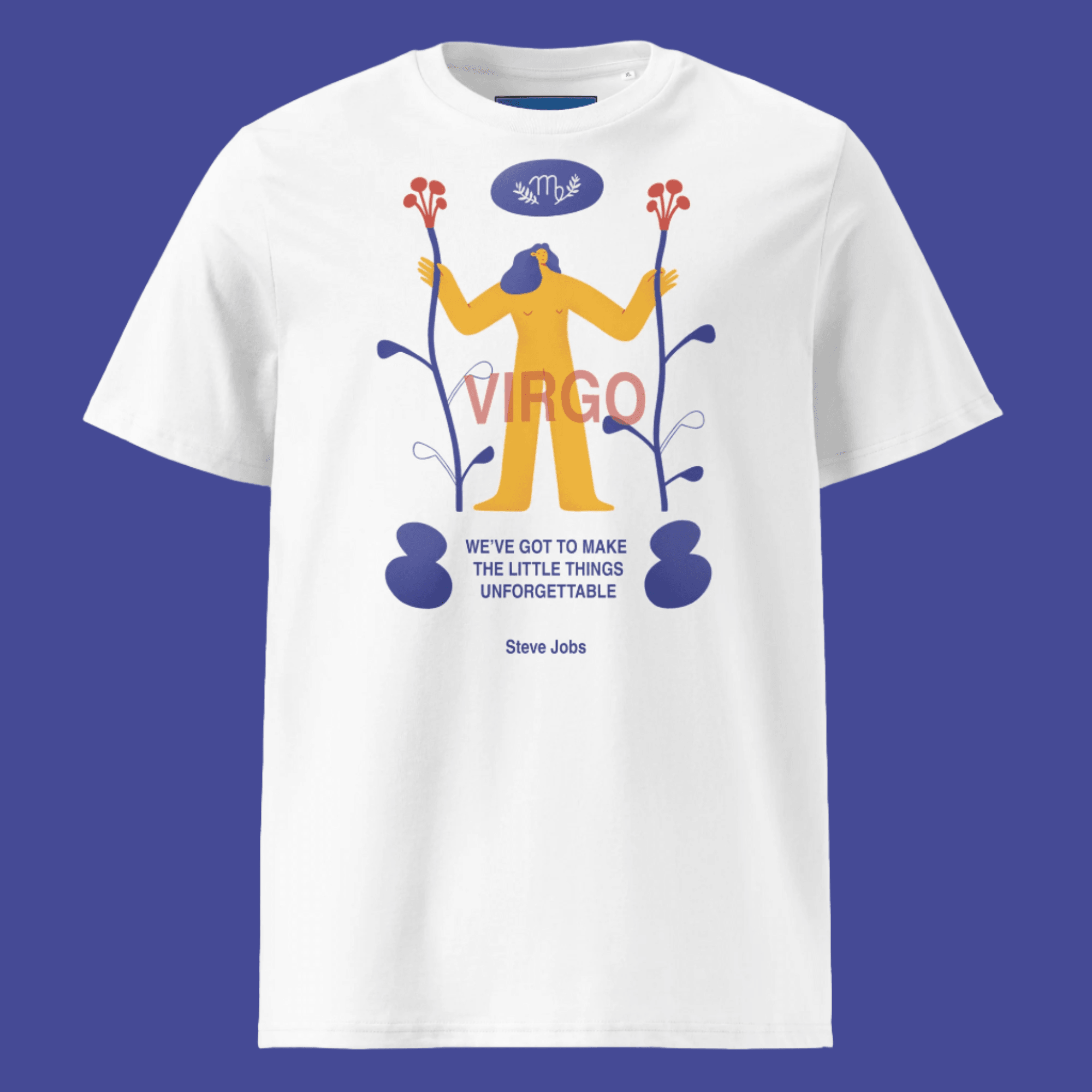 VIRGO Unisex organic cotton t-shirt Steve Jobs Edition - 