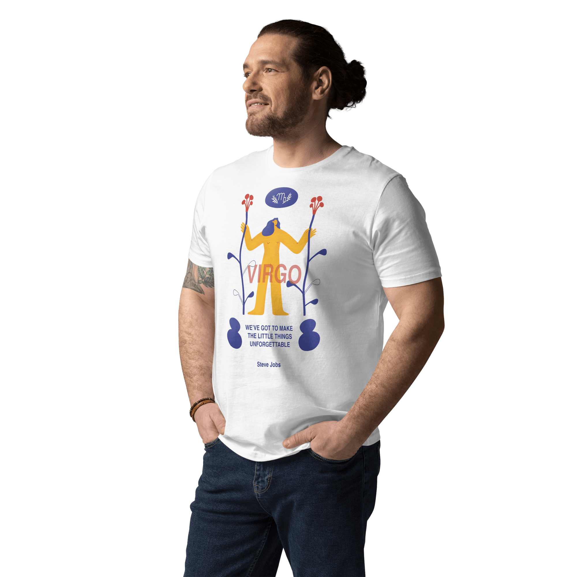 VIRGO Unisex organic cotton t-shirt Steve Jobs Edition - 