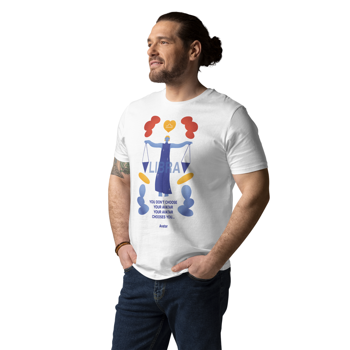 Libra Unisex Organic Cotton T-Shirt - Avatar Edition