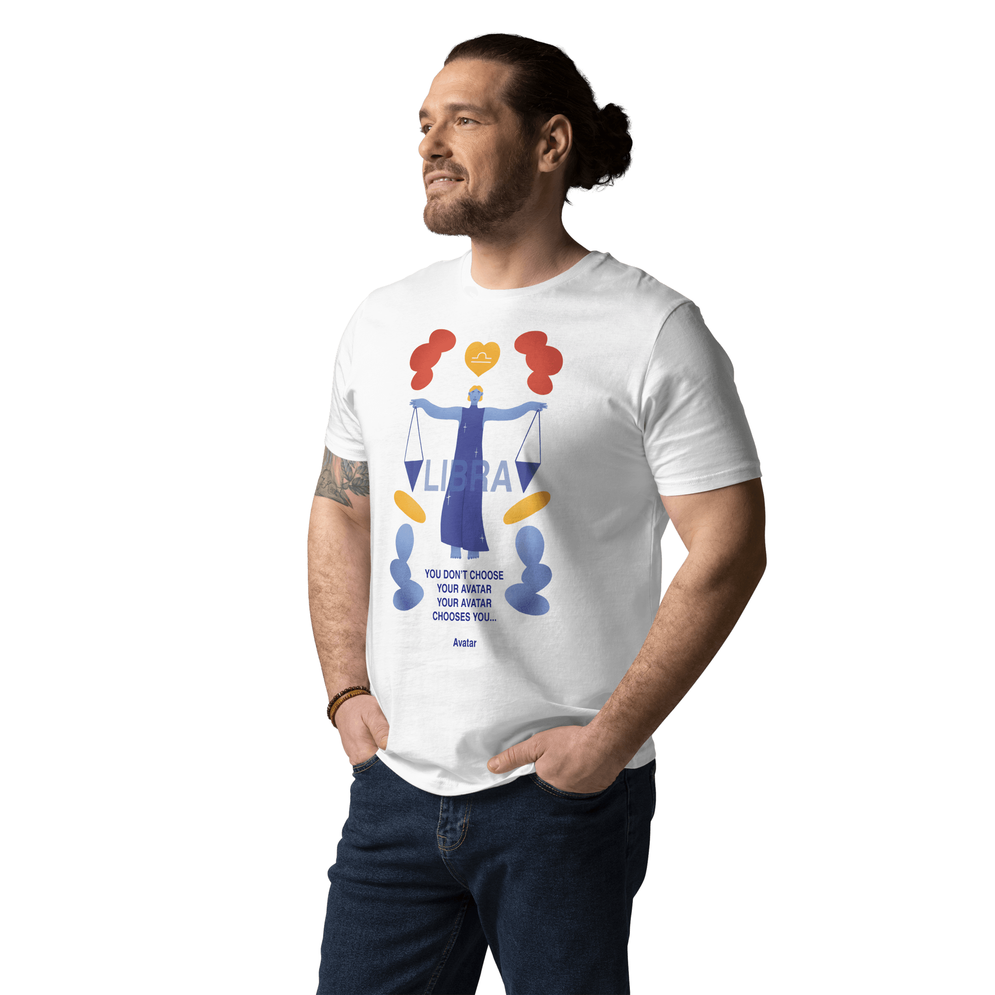 Libra Unisex Organic Cotton T-Shirt - Avatar Edition - 
