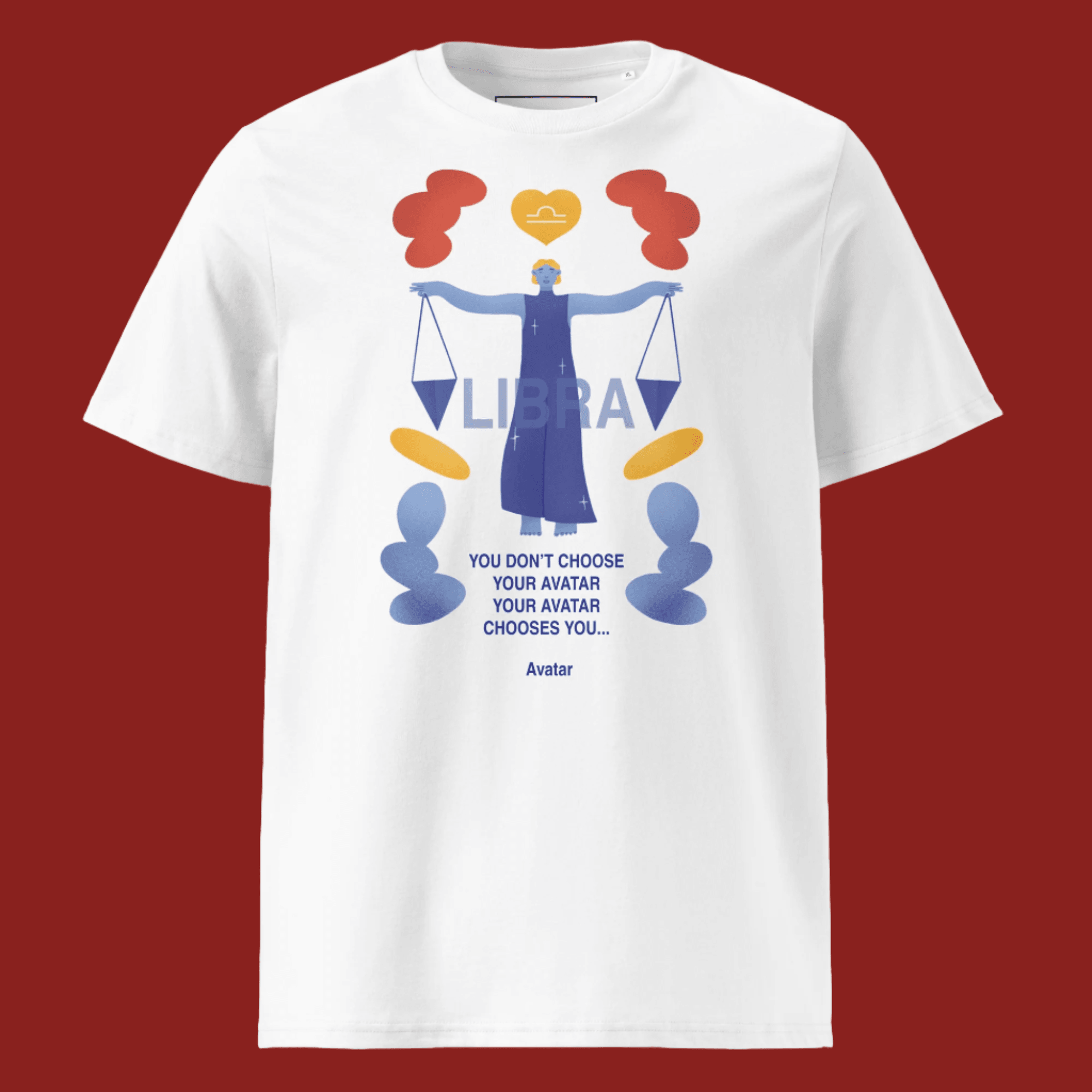 Libra Unisex Organic Cotton T-Shirt - Avatar Edition - 
