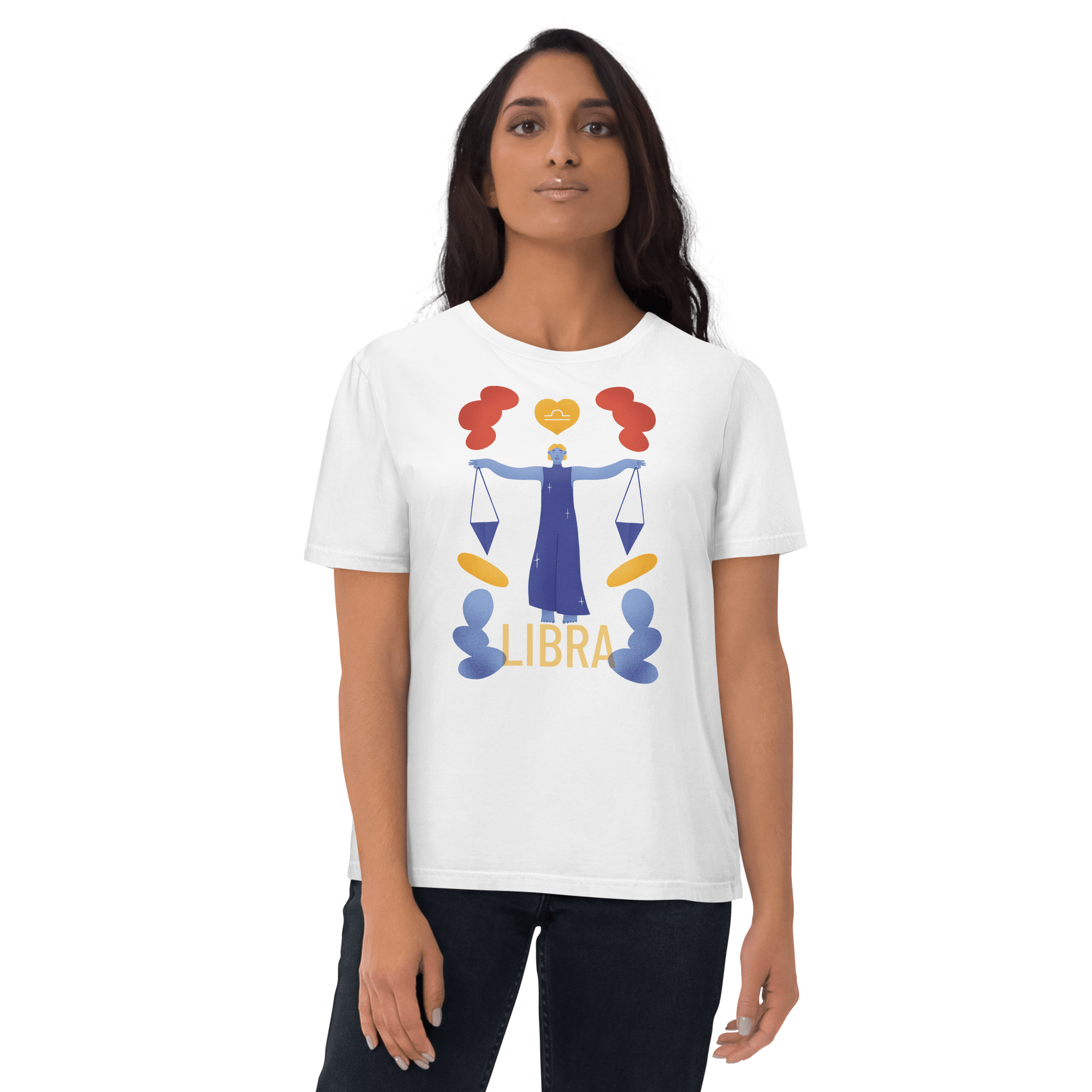 Libra Unisex Organic Cotton T-Shirt - Raw Edition - 