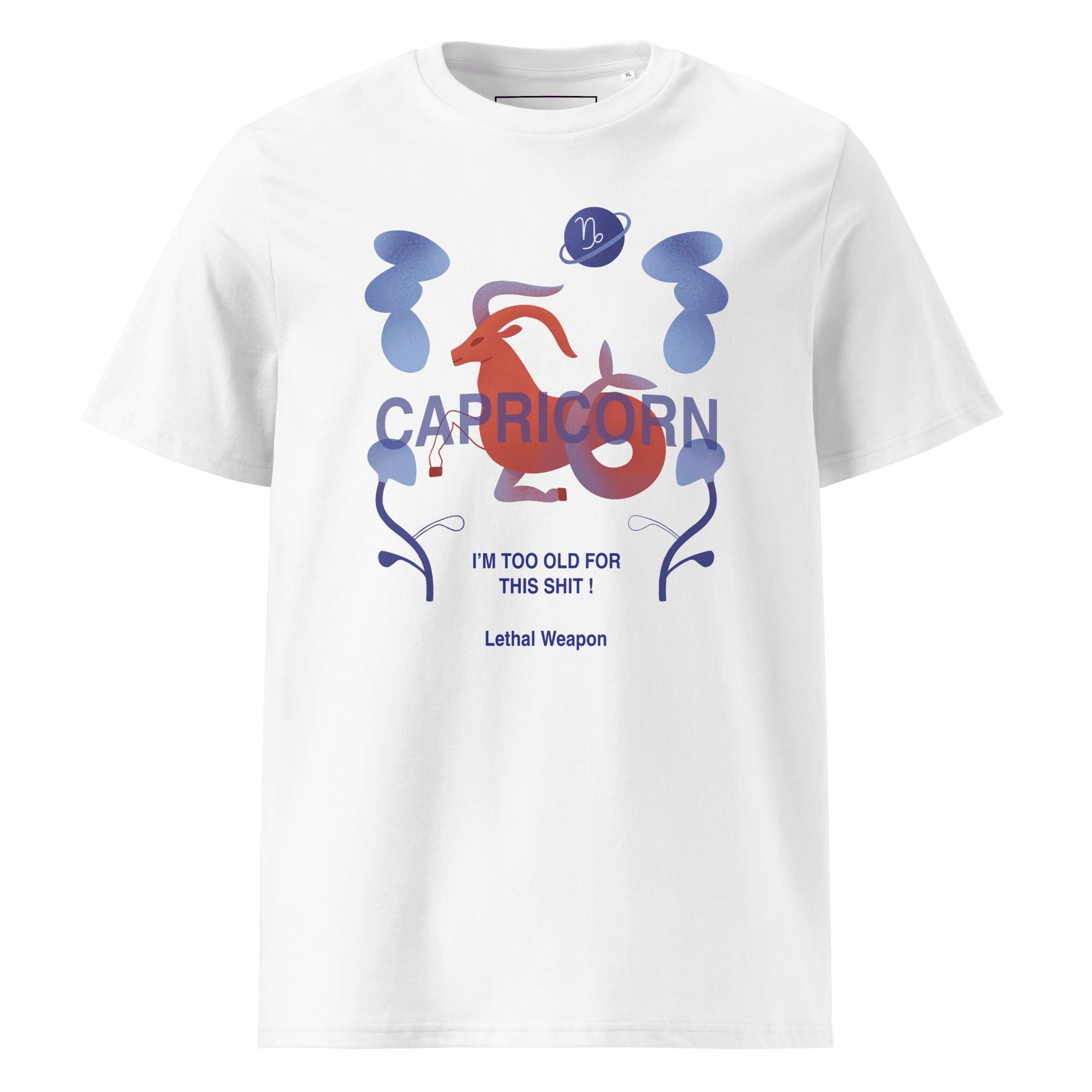 Capricorn Unisex Organic Cotton T-Shirt - Lethal Weapon Edition - 