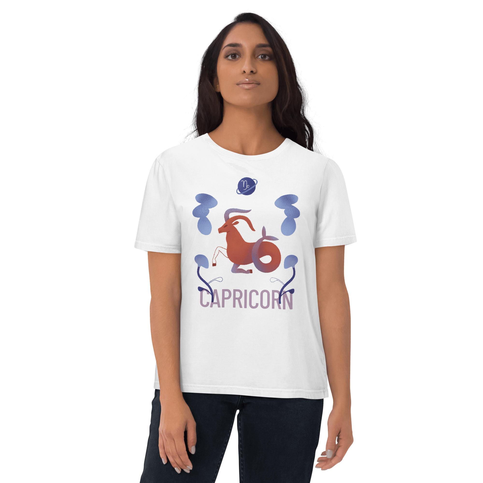 Capricorn Unisex Organic Cotton T-Shirt - Raw Edition - 