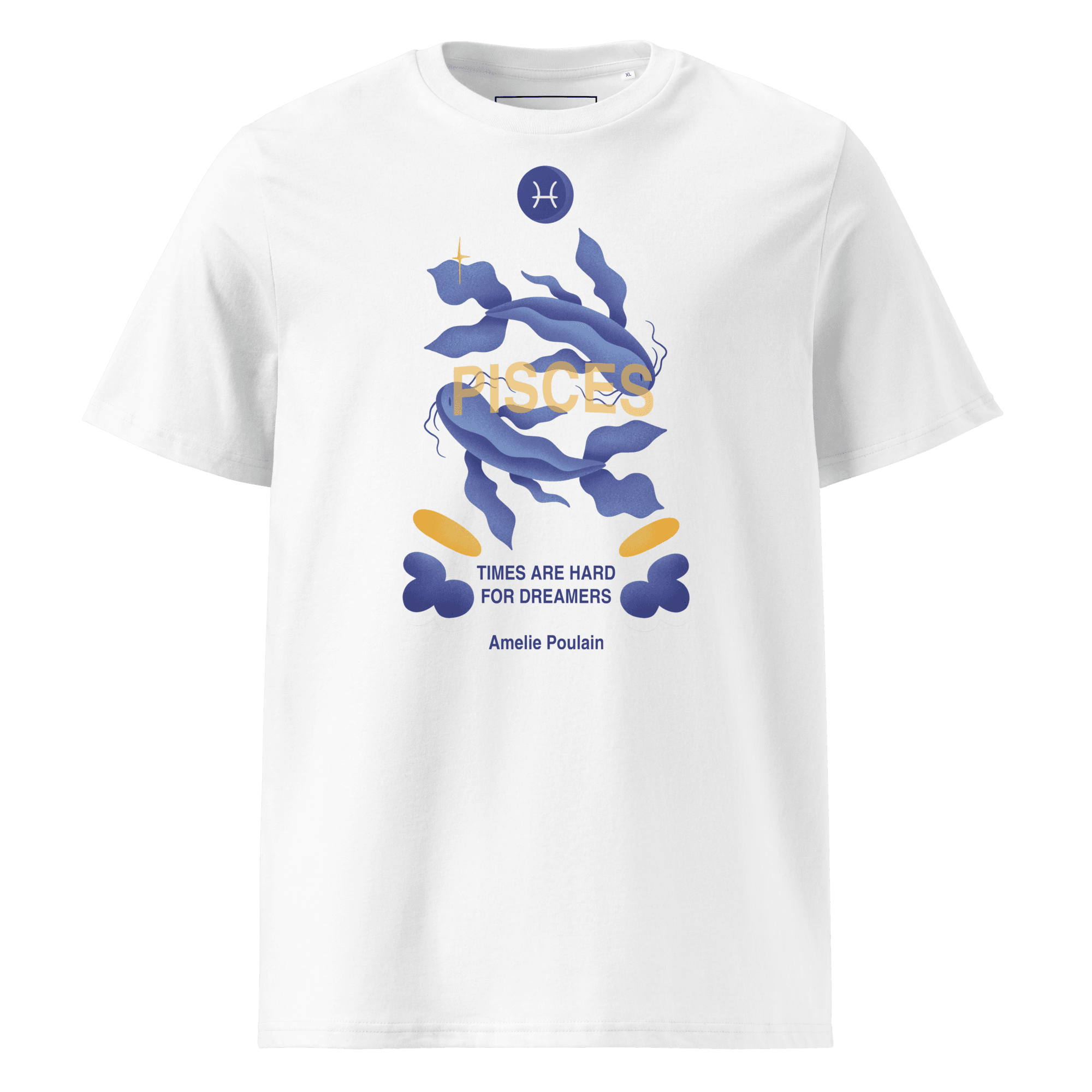 Pisces Unisex Organic Cotton T-Shirt - Amelie Poulain Edition - 