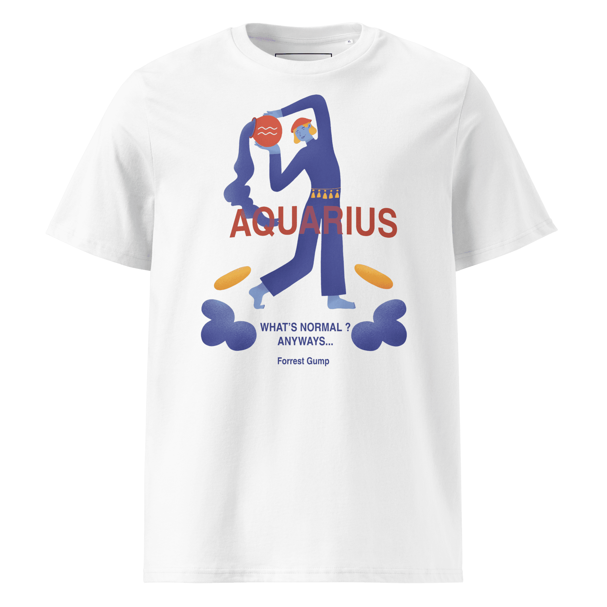 Aquarius Unisex Organic Cotton T-Shirt - Forrest Gump Edition - 