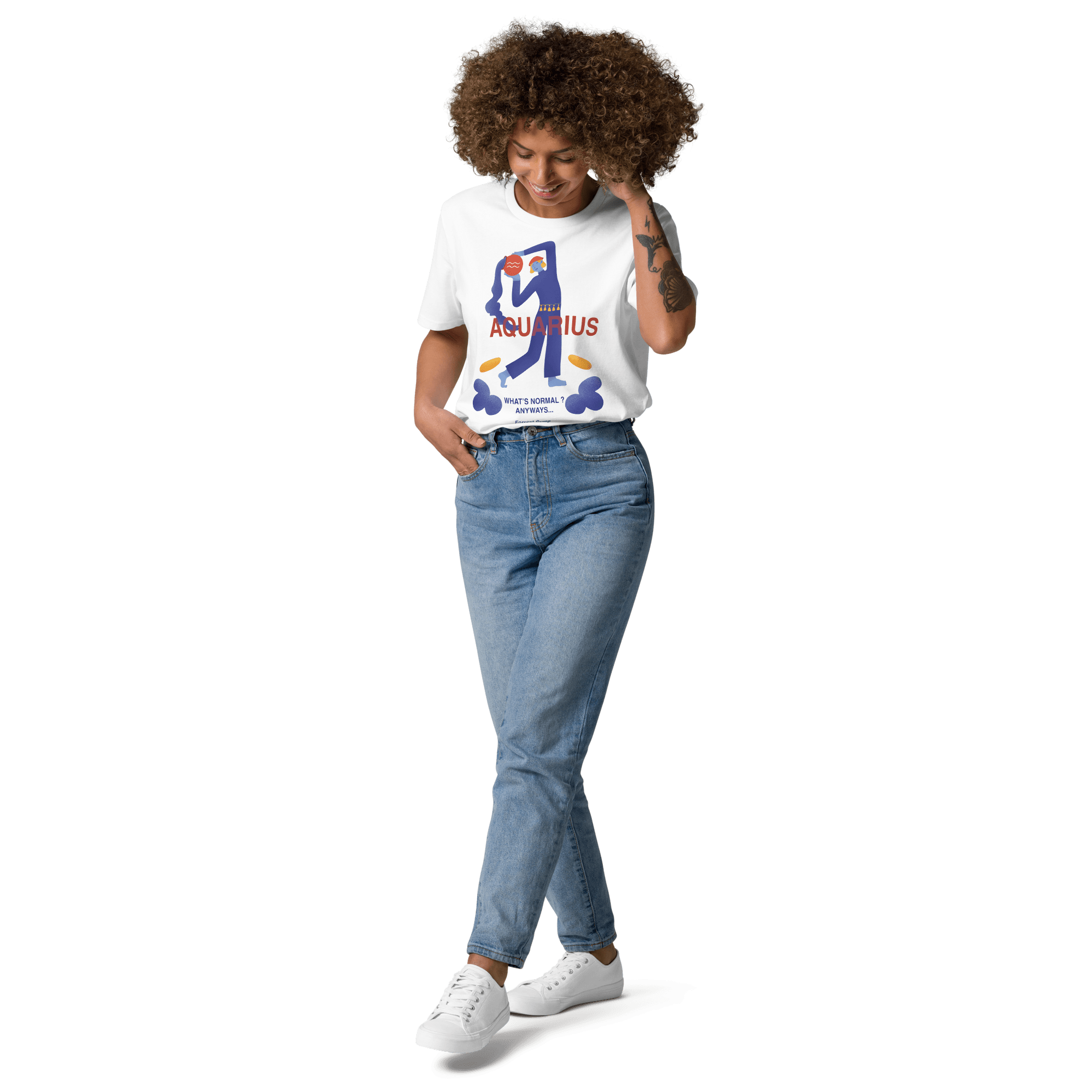 Aquarius Unisex Organic Cotton T-Shirt - Forrest Gump Edition - 
