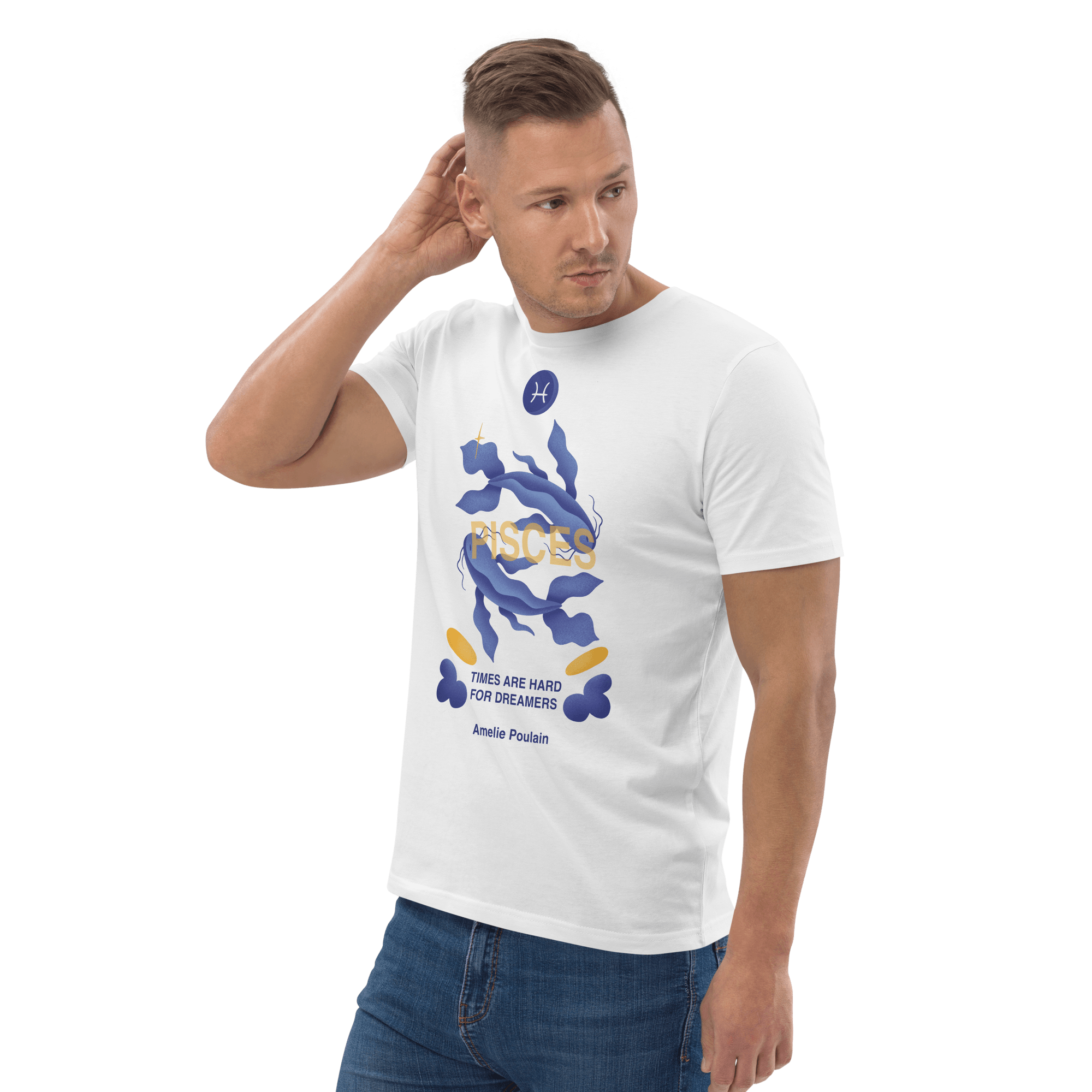 Pisces Unisex Organic Cotton T-Shirt - Amelie Poulain Edition - 