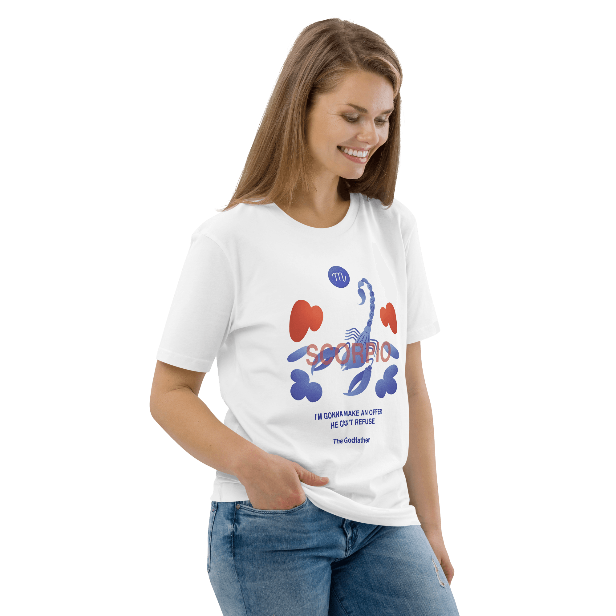 SCORPIO Unisex organic cotton t-shirt Godfather B - 