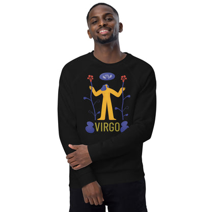 Virgo Unisex Organic Raglan Sweatshirt - Raw Edition