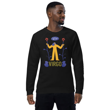 Virgo Unisex Organic Raglan Sweatshirt - Raw Edition