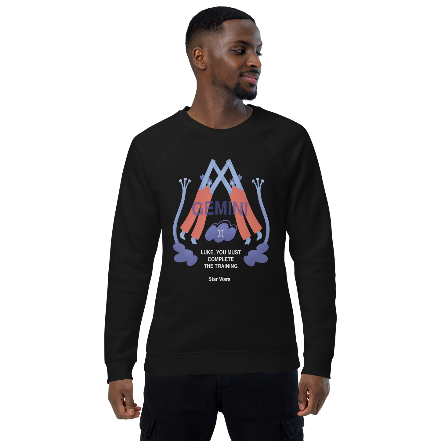 Gemini Unisex Organic Raglan Sweatshirt - Star Wars Edition