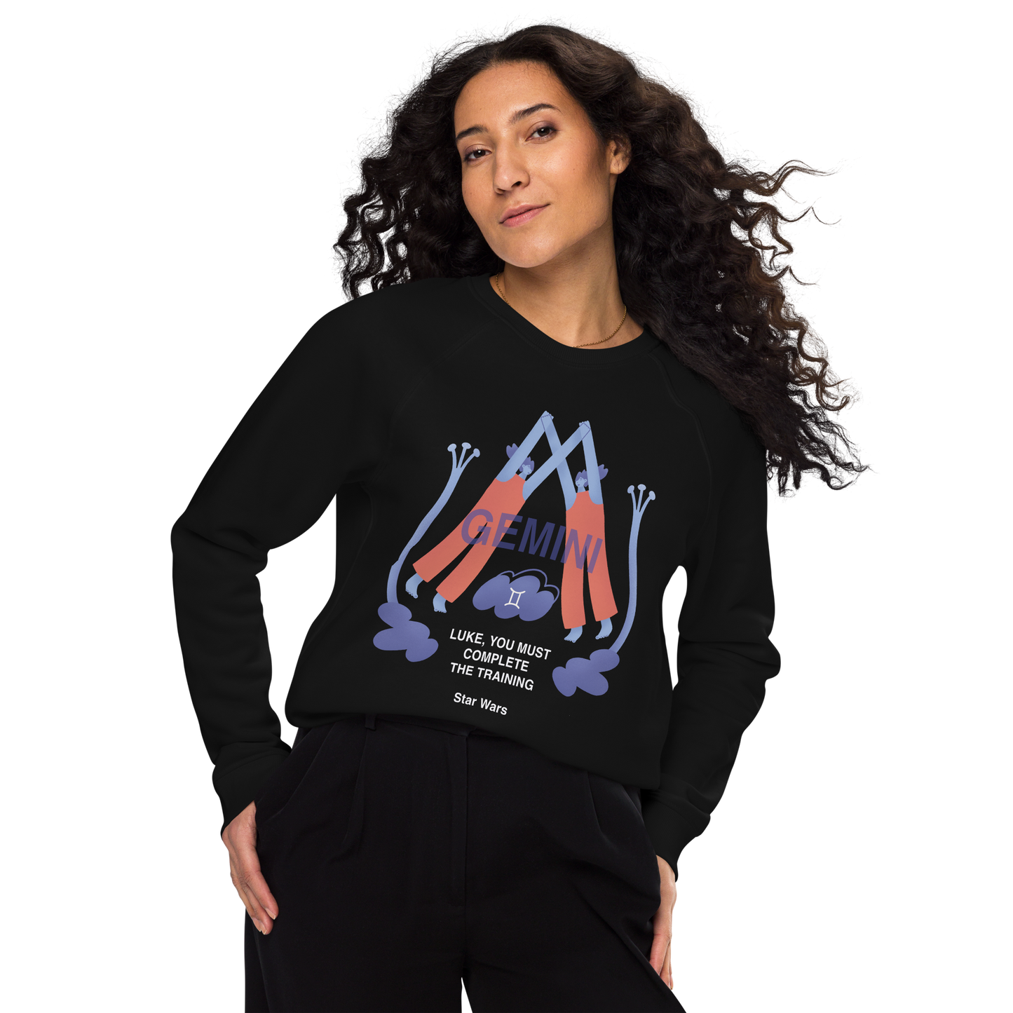 Gemini Unisex Organic Raglan Sweatshirt - Star Wars Edition