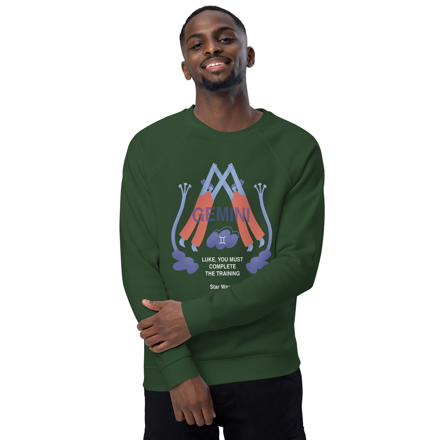 Gemini Unisex Organic Raglan Sweatshirt - Star Wars Edition